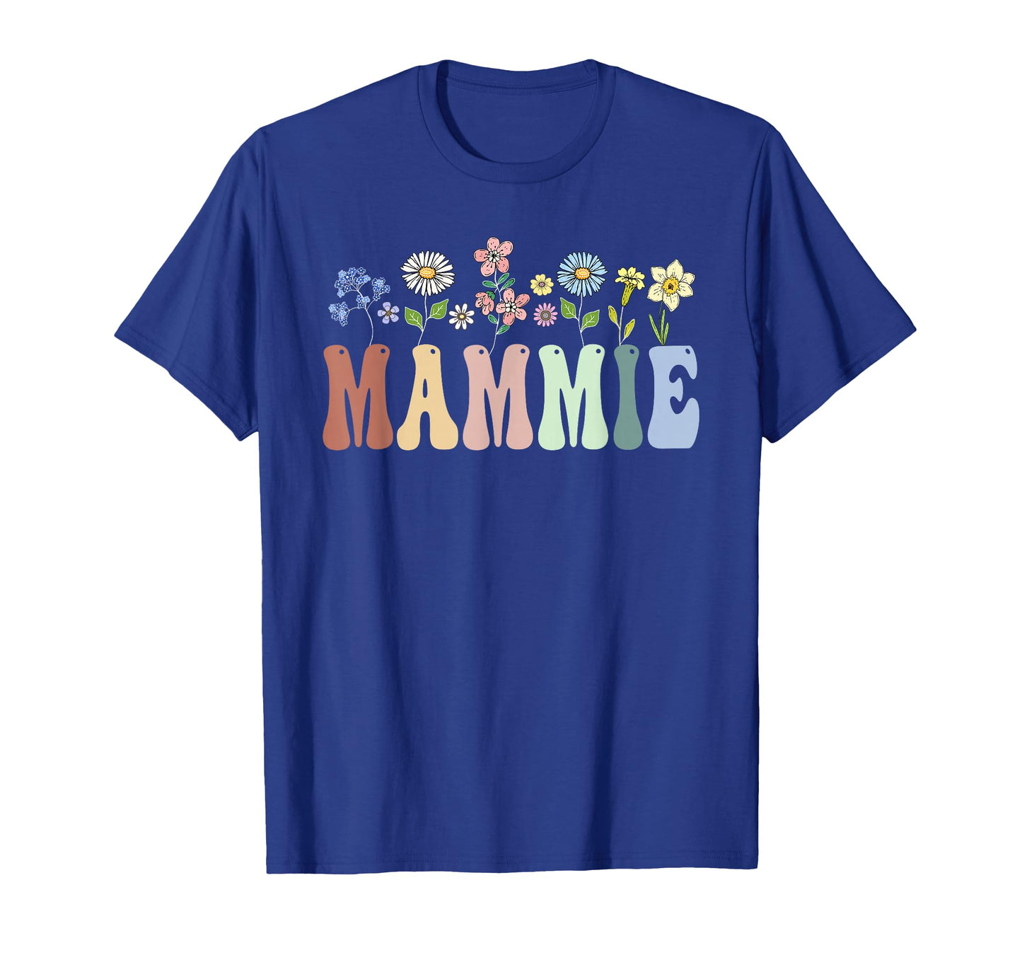 Mammie Gifts Women Wildflower Floral Design Mammie T-Shirt