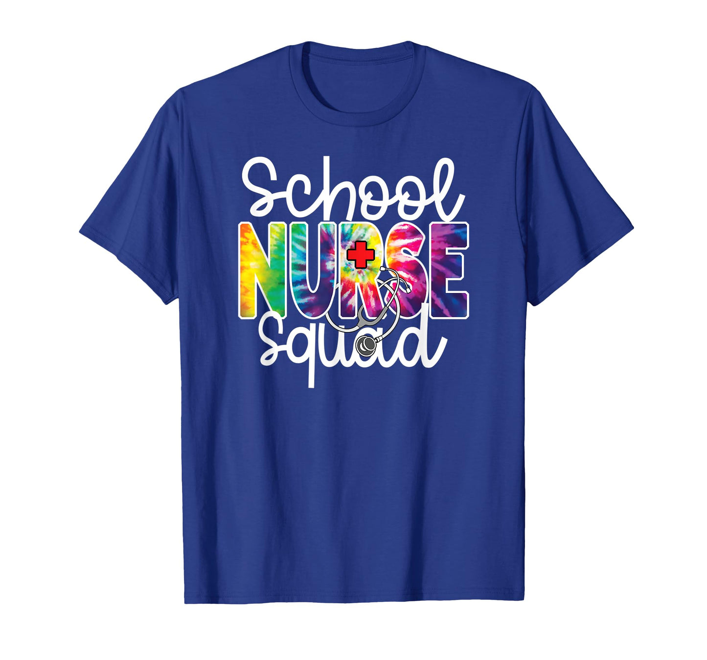 School Nurse Squad Tie Dye Appreciation Day Happy Nurse Team T-Shirt