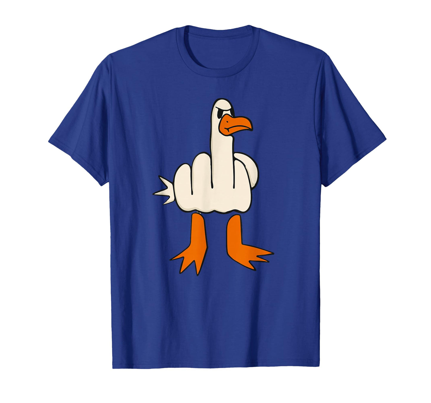 Middle Finger Seagull, Adult Humor, Funny Gesture Flip Off T-Shirt
