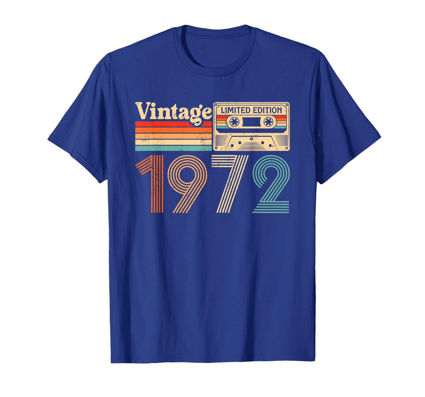 53 Year Old Vintage Born In 1972 53rd Birthday Cassette Tape T-Shirt