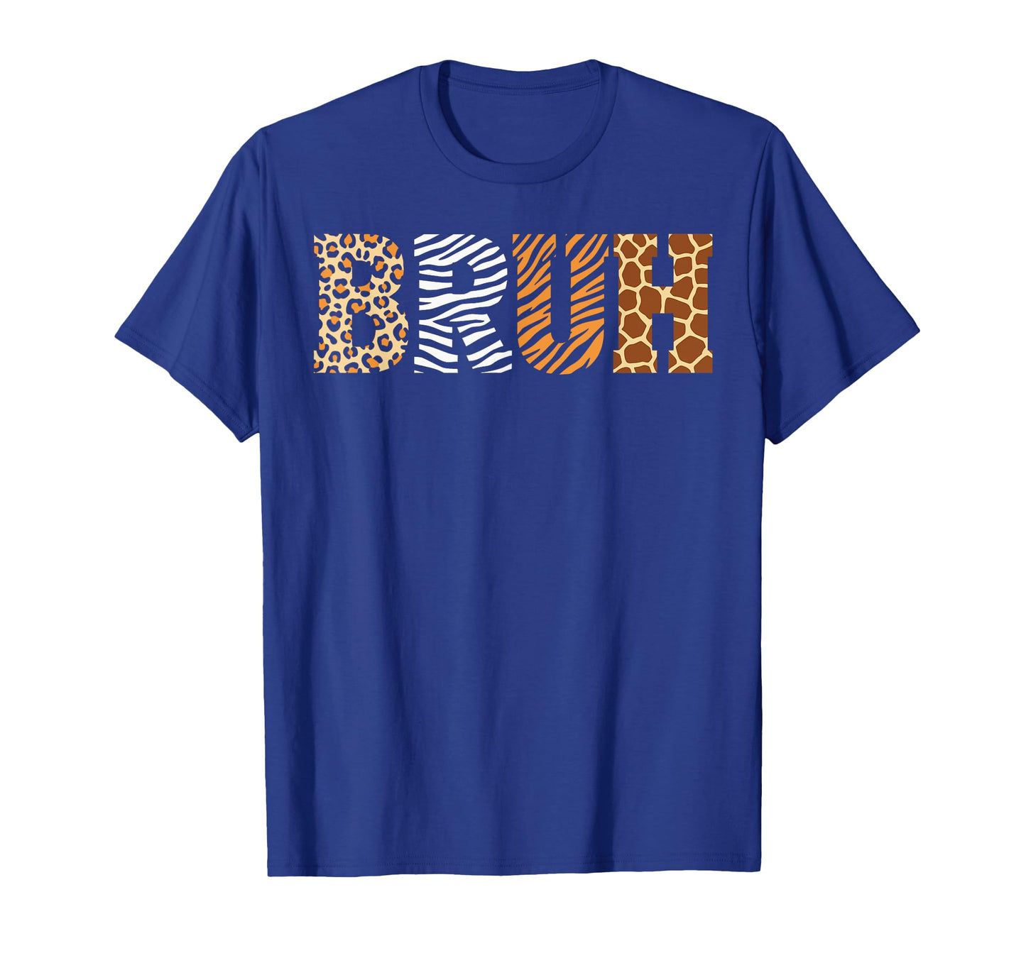 Bruh Zookeeper Safari Animal Print Costume Girls Boys Zoo T-Shirt