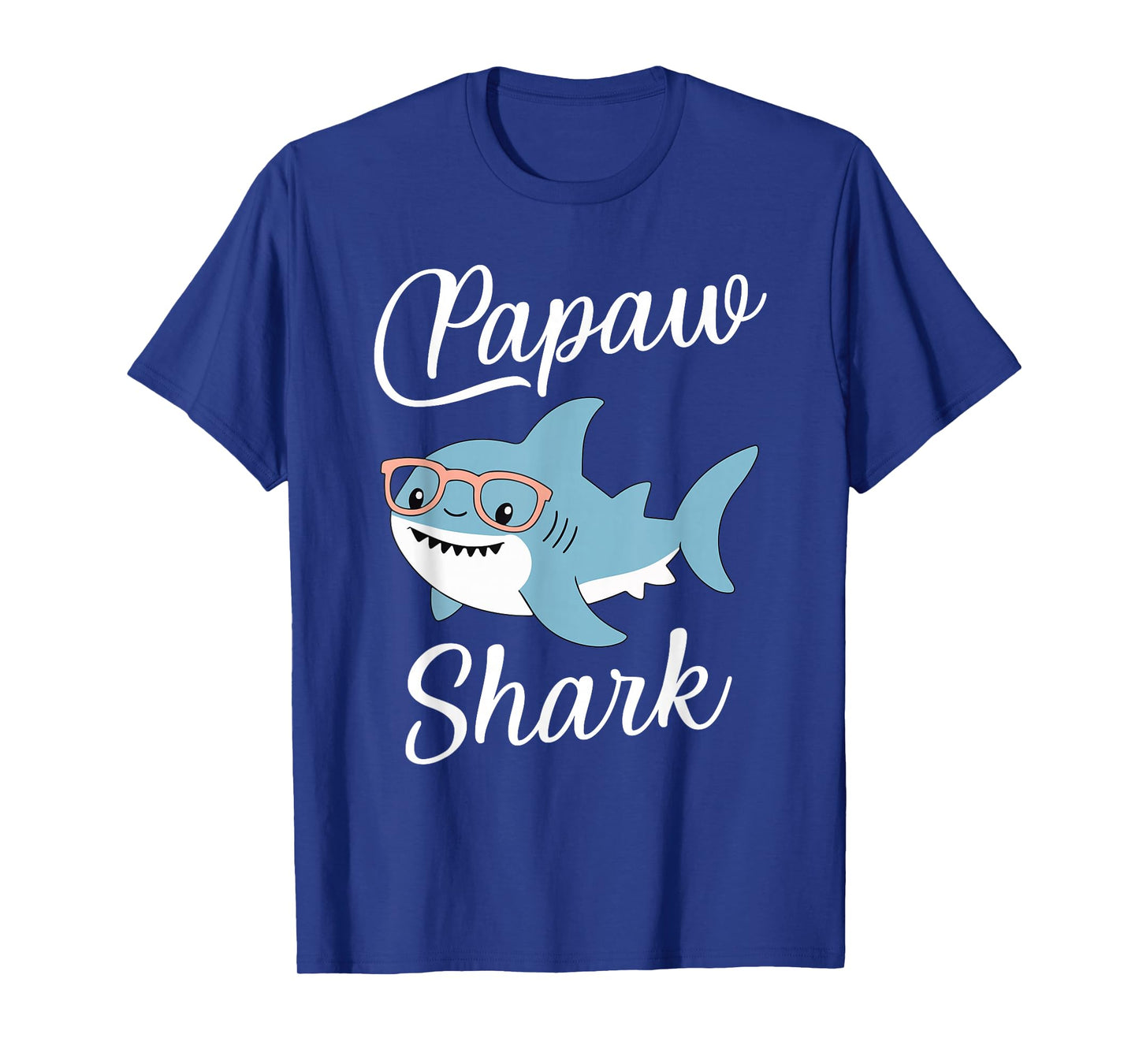 Papaw Shark Funny Matching Family Grandpa T-Shirt