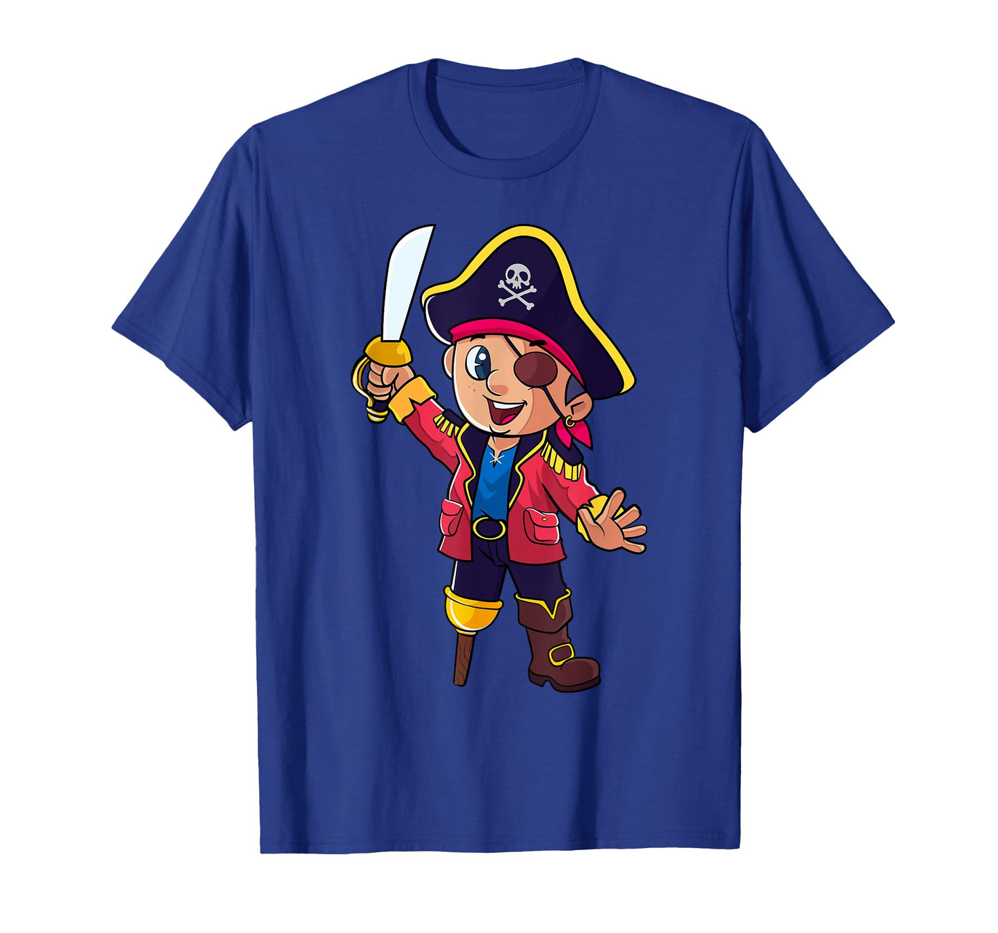 Pirate Captain Kids Boys Toddlers Birthday Themed Party T-Shirt