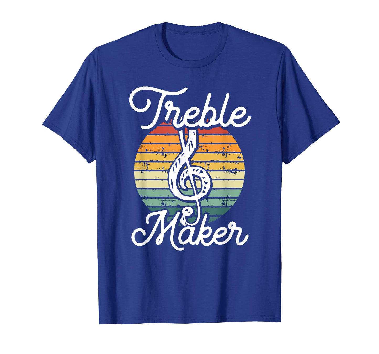 Funny Musician Treble Maker Vintage Distressed Music Theory T-Shirt