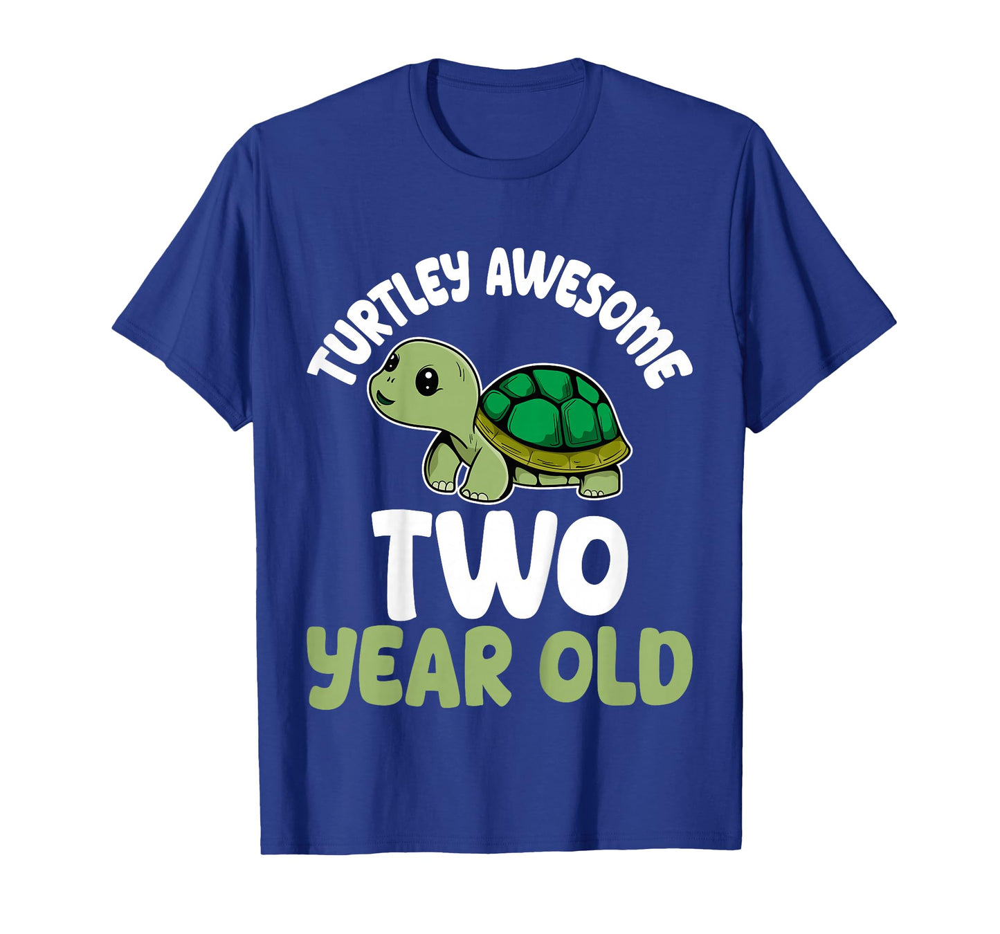 Turtley Awesome Two Years Old 2nd Birthday Party Turtle Kids T-Shirt
