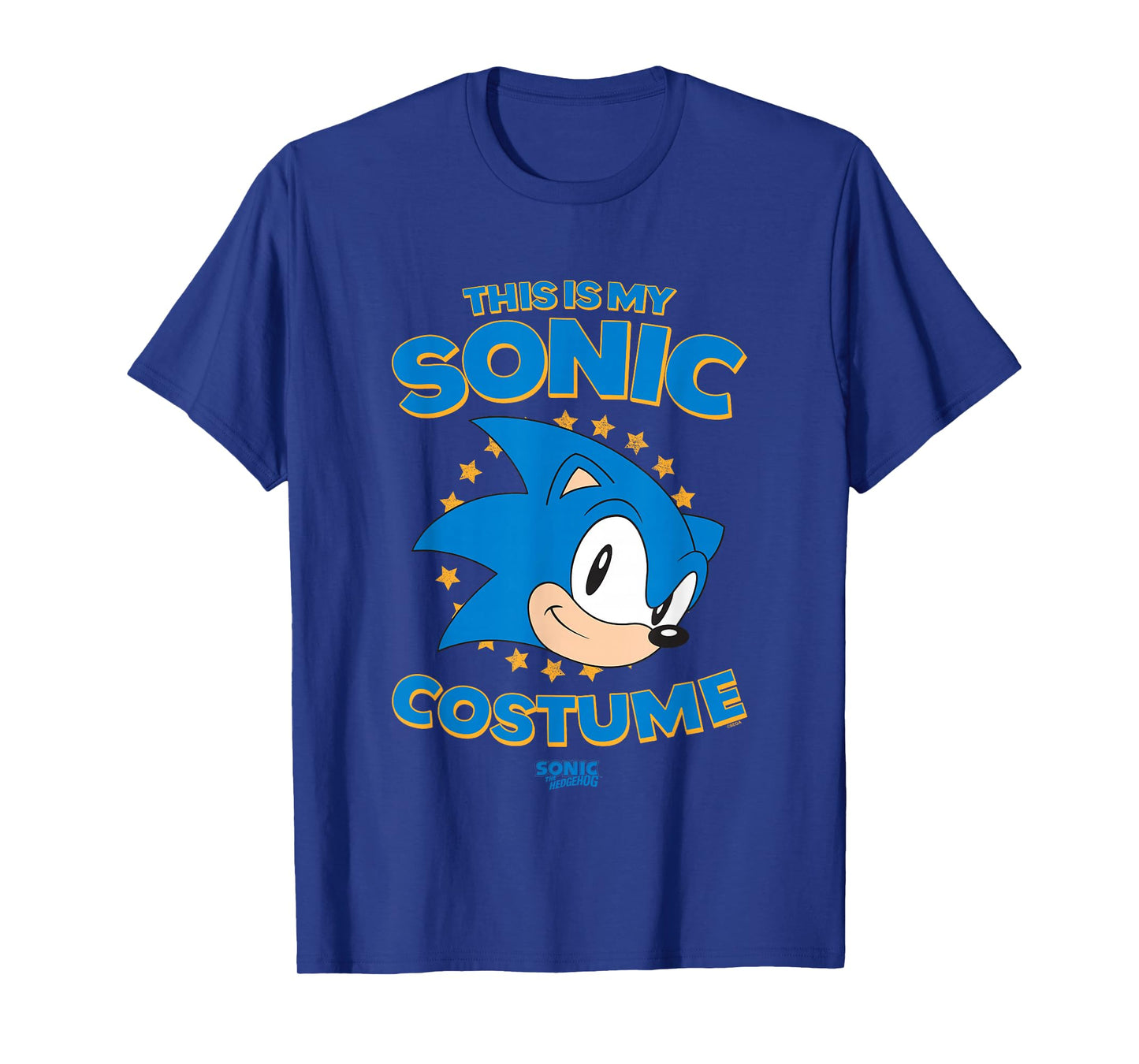 Sonic The Hedgehog Halloween This Is My Sonic Retro Costume T-Shirt