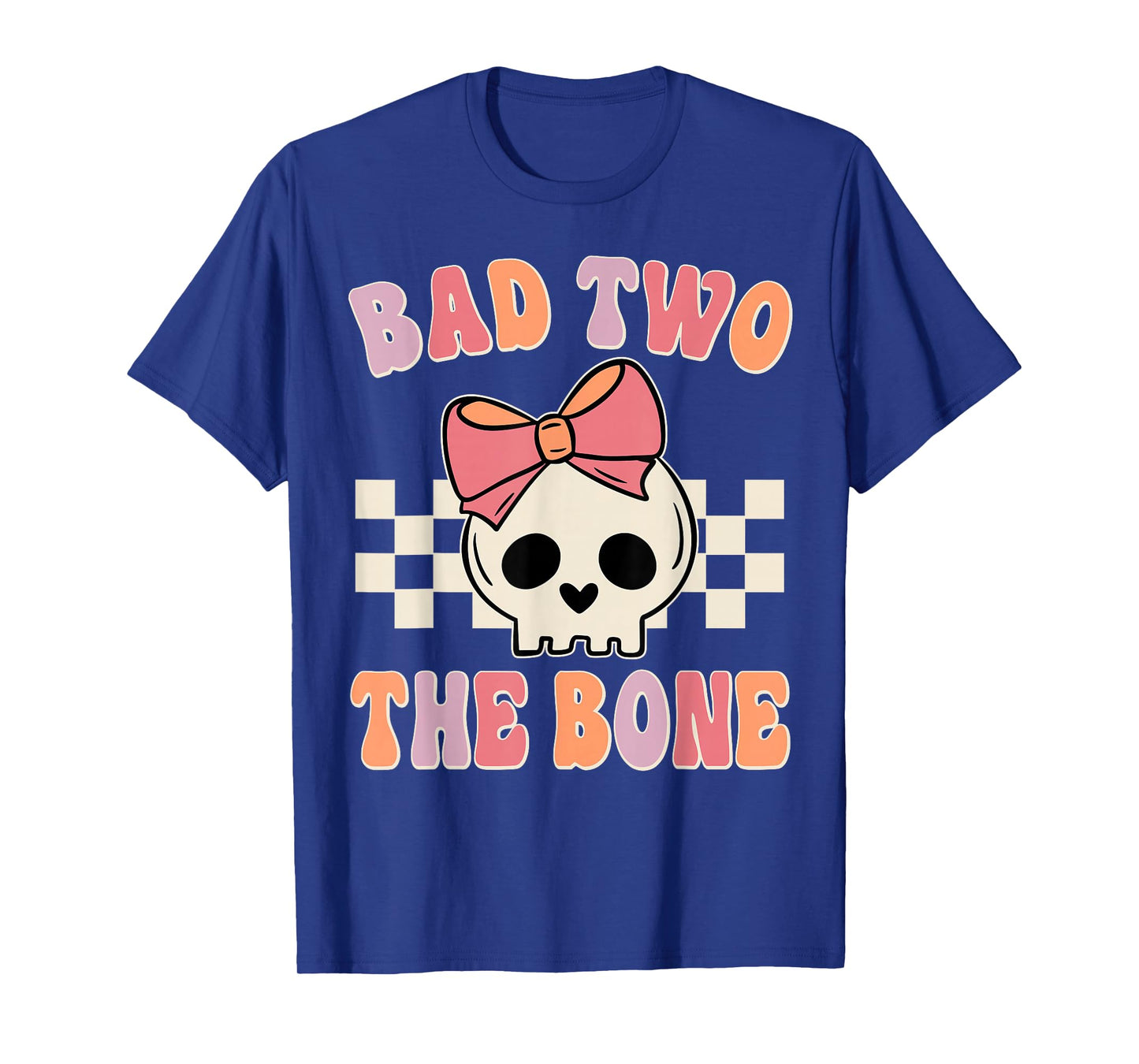 Bad Two the Bone 2nd Birthday 2 Years Old Kid Girl T-Shirt