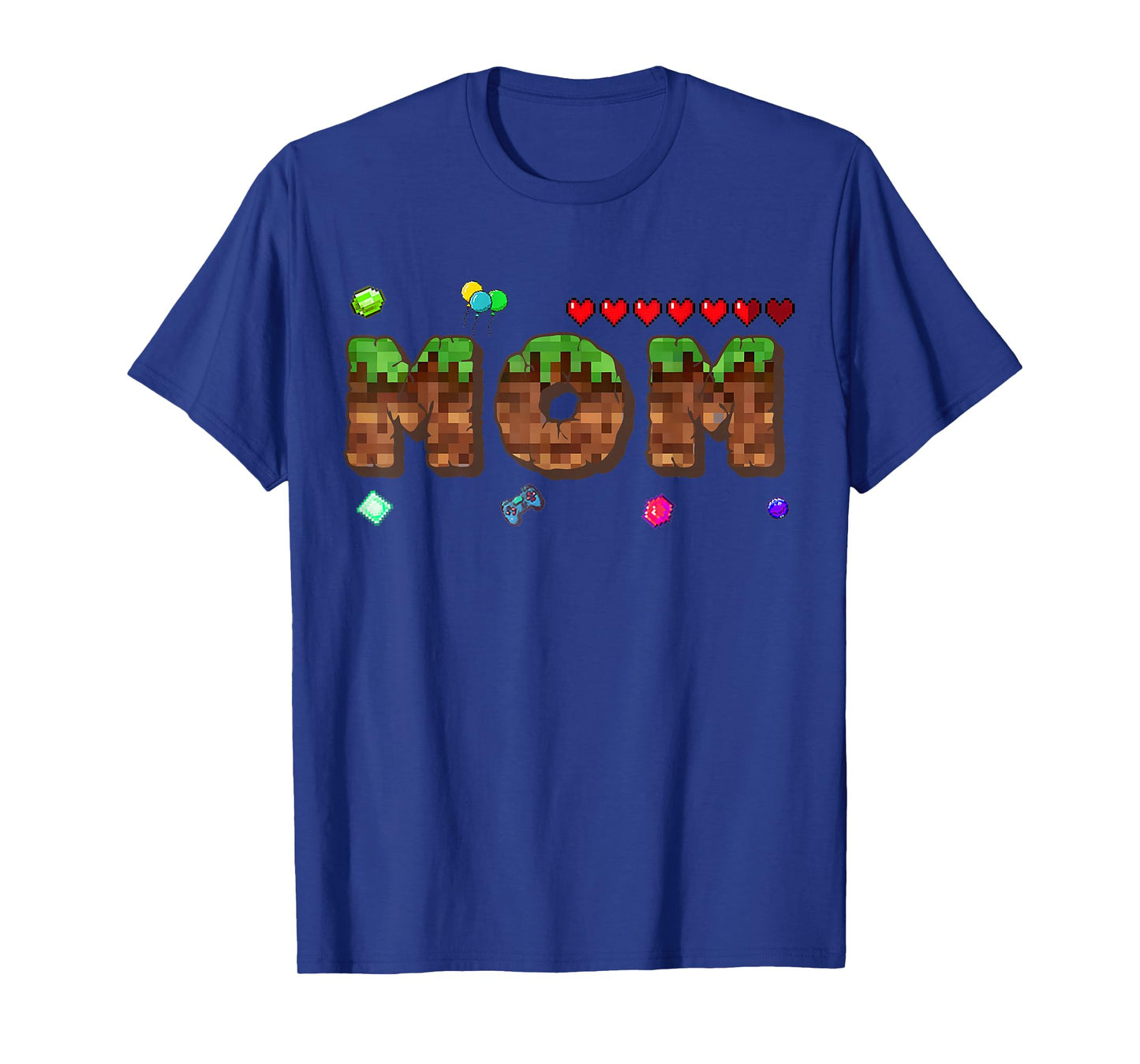 Dad And Mom Of The Birthday Boy Pixel Game Matching Family T-Shirt
