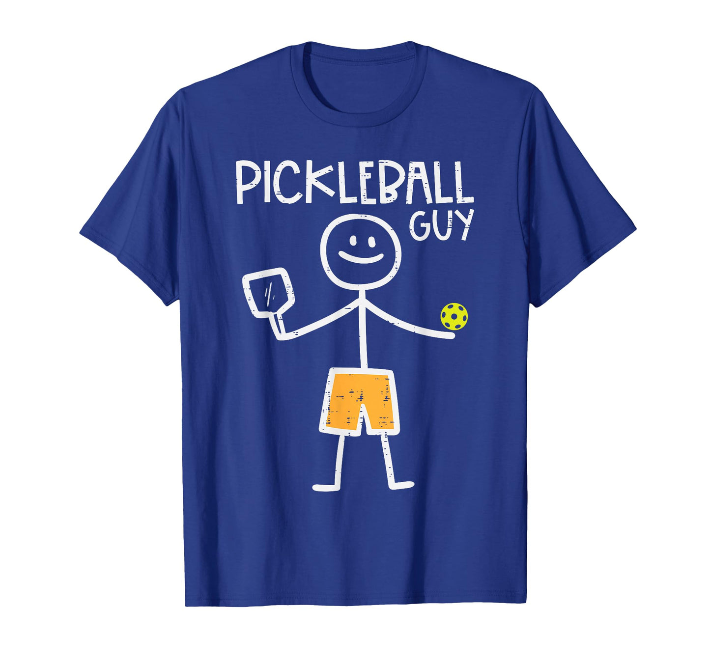 Pickleball Guy Stickman Pickle Ball Men Boys Kids Youth Teen T-Shirt