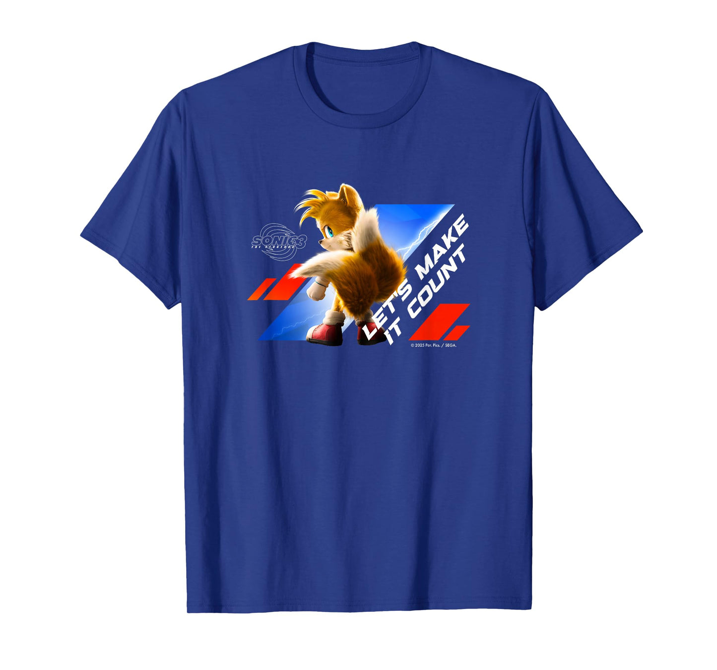 Sonic the Hedgehog 3 - Tails "Let's Make it Count" T-Shirt