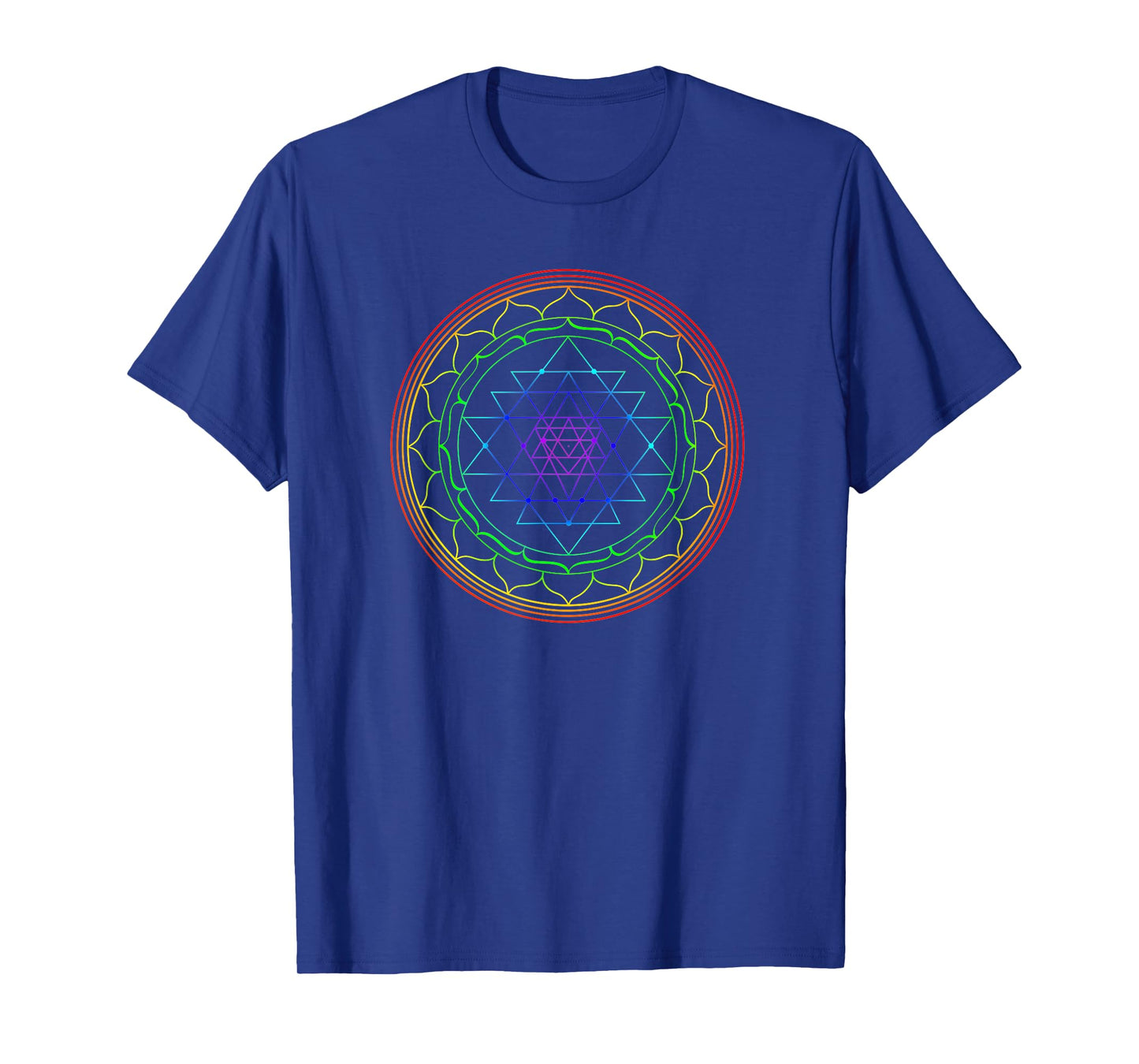 Sri Yantra Mandala Sacred Geometry Spiritual Gift Yoga Lover T-Shirt