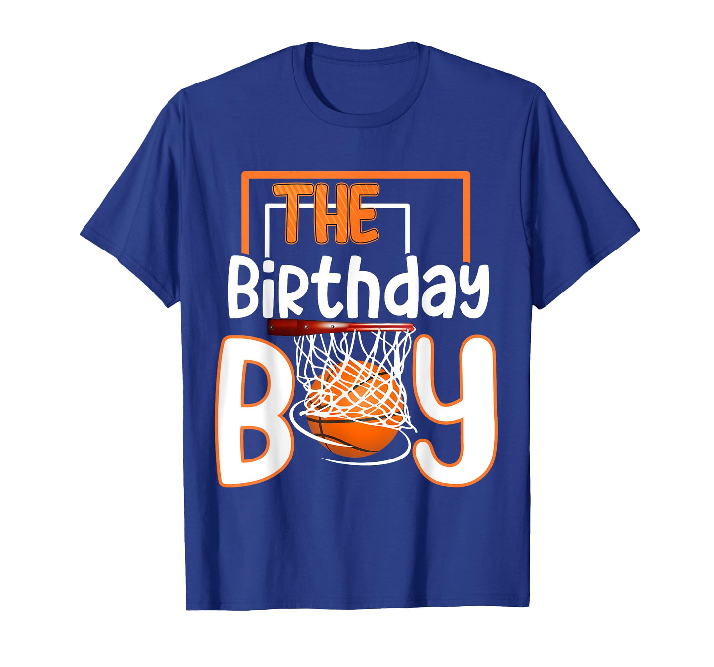 Boy Of The Birthday Basketball Family Matching Bday Party T-Shirt