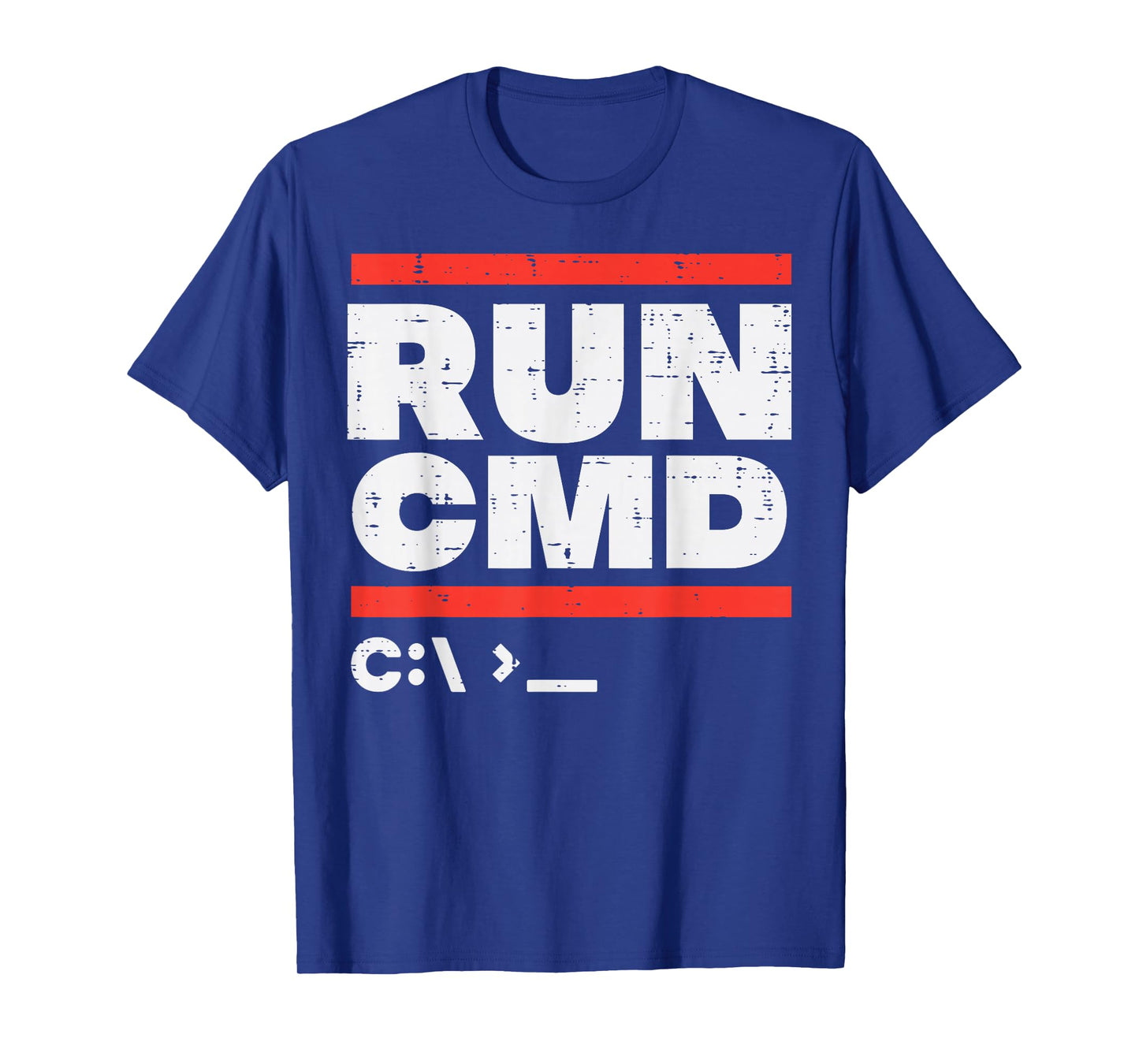 Run Cmd System Administrator Programmer Sysadmin Men Women T-Shirt