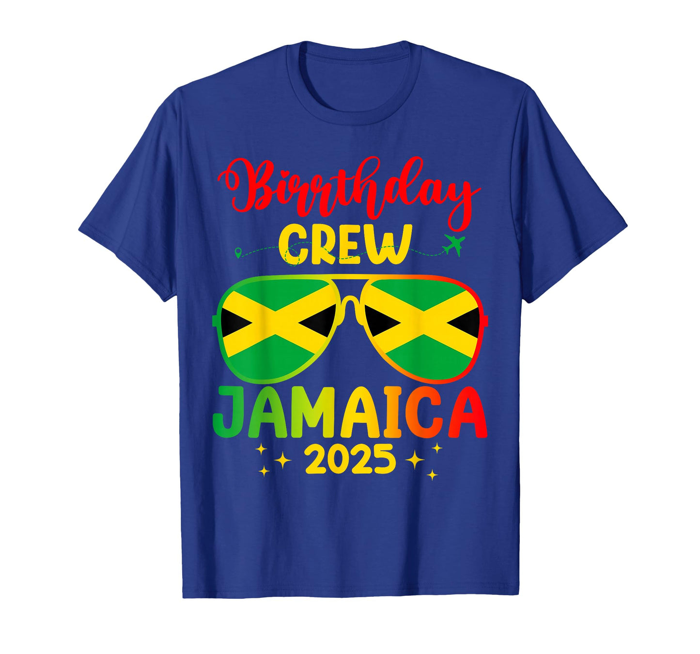 Birthday Crew Jamaica 2025 Family Reunion & Girls Trip T-Shirt