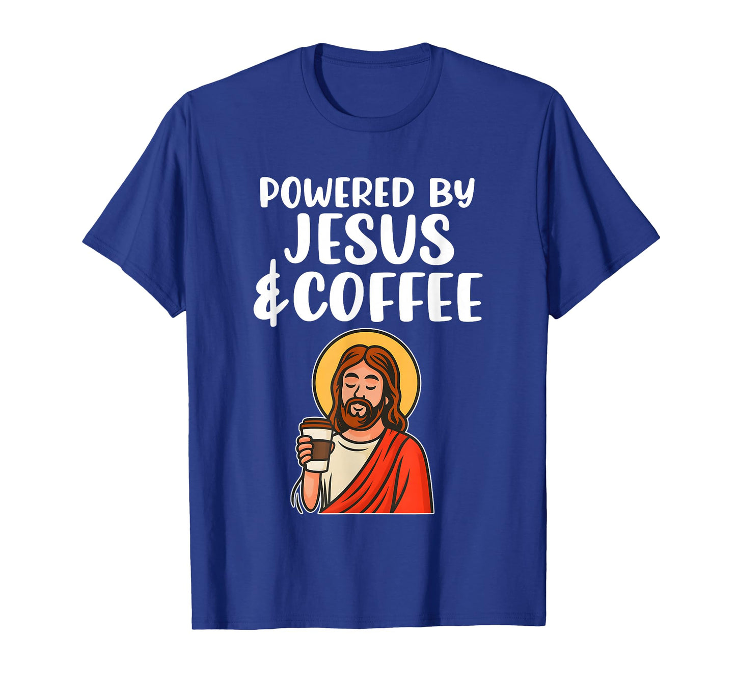 Powered by Jesus and Coffee T-Shirt