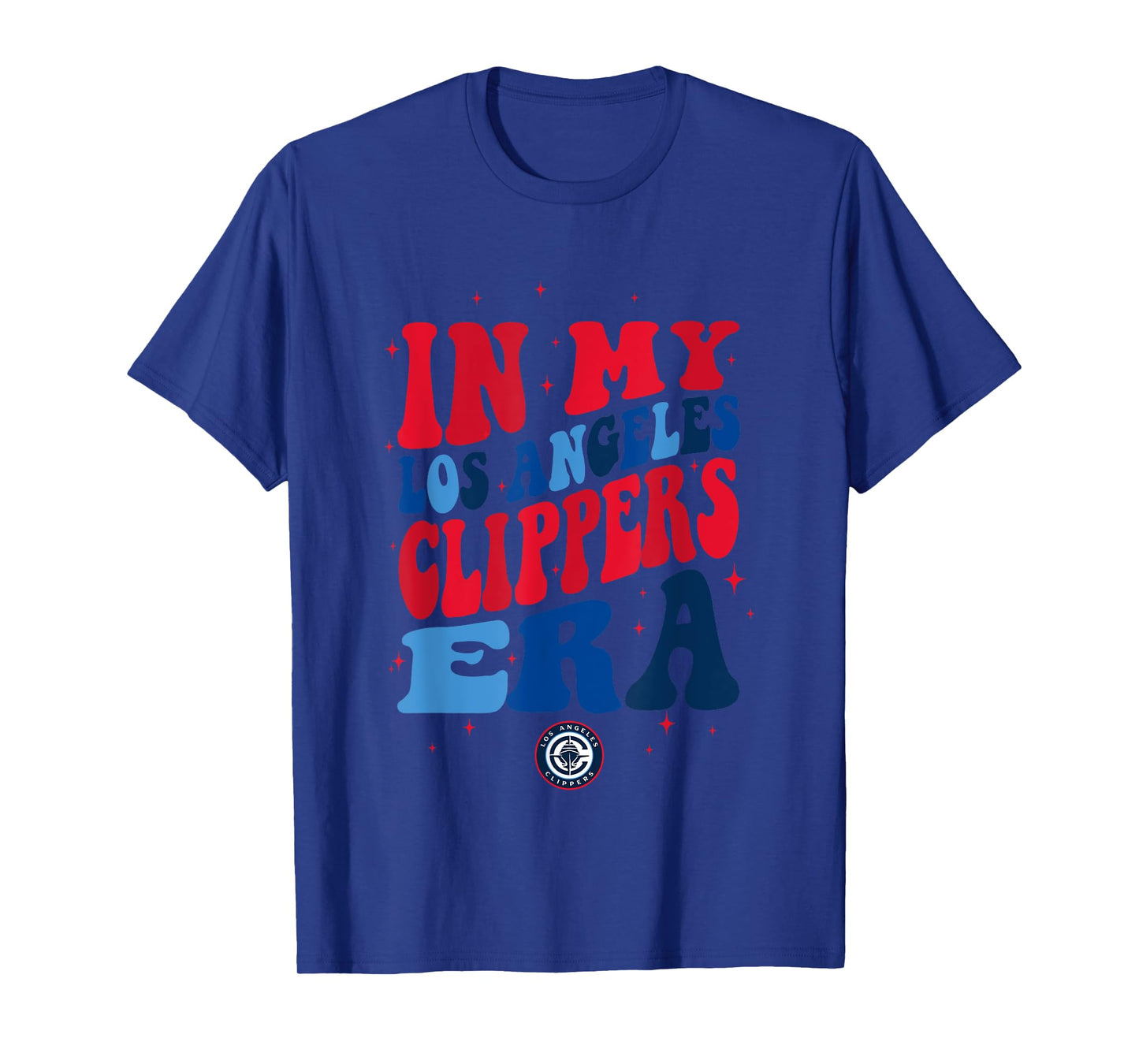 NBA In My Los Angeles Clippers Era Retro Wave Logo T-Shirt