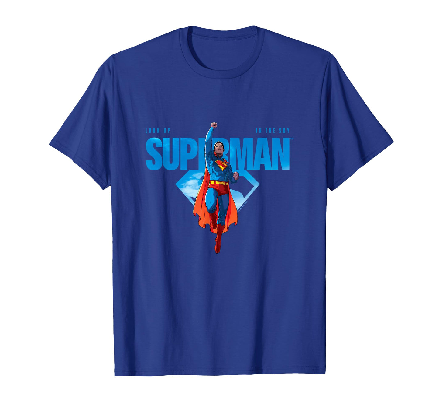Superman (2025) Look Up In The Sky Superman Logo T-Shirt