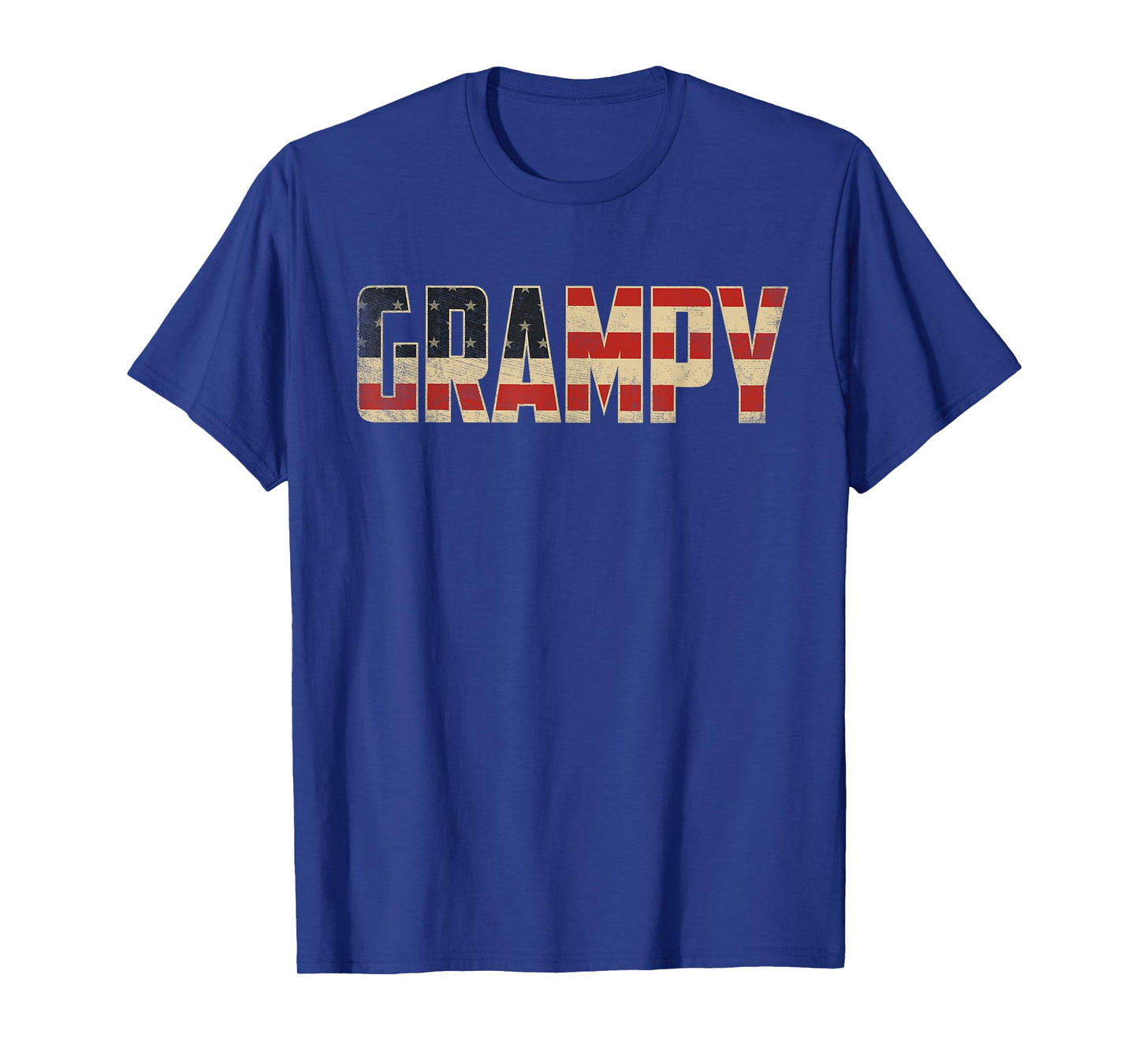 Grampy Bold Patriotic American Flag Father’s Day Grampy T-Shirt