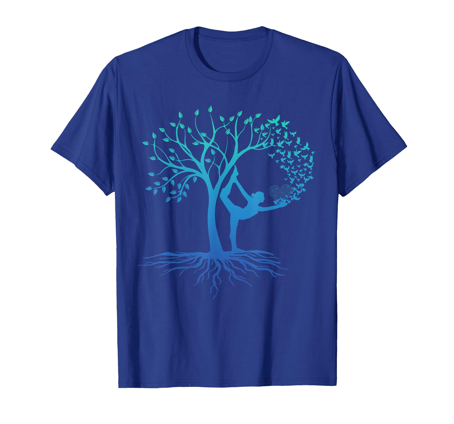 Yoga Woman With Tree Of Life Beautiful Yoga T-Shirt