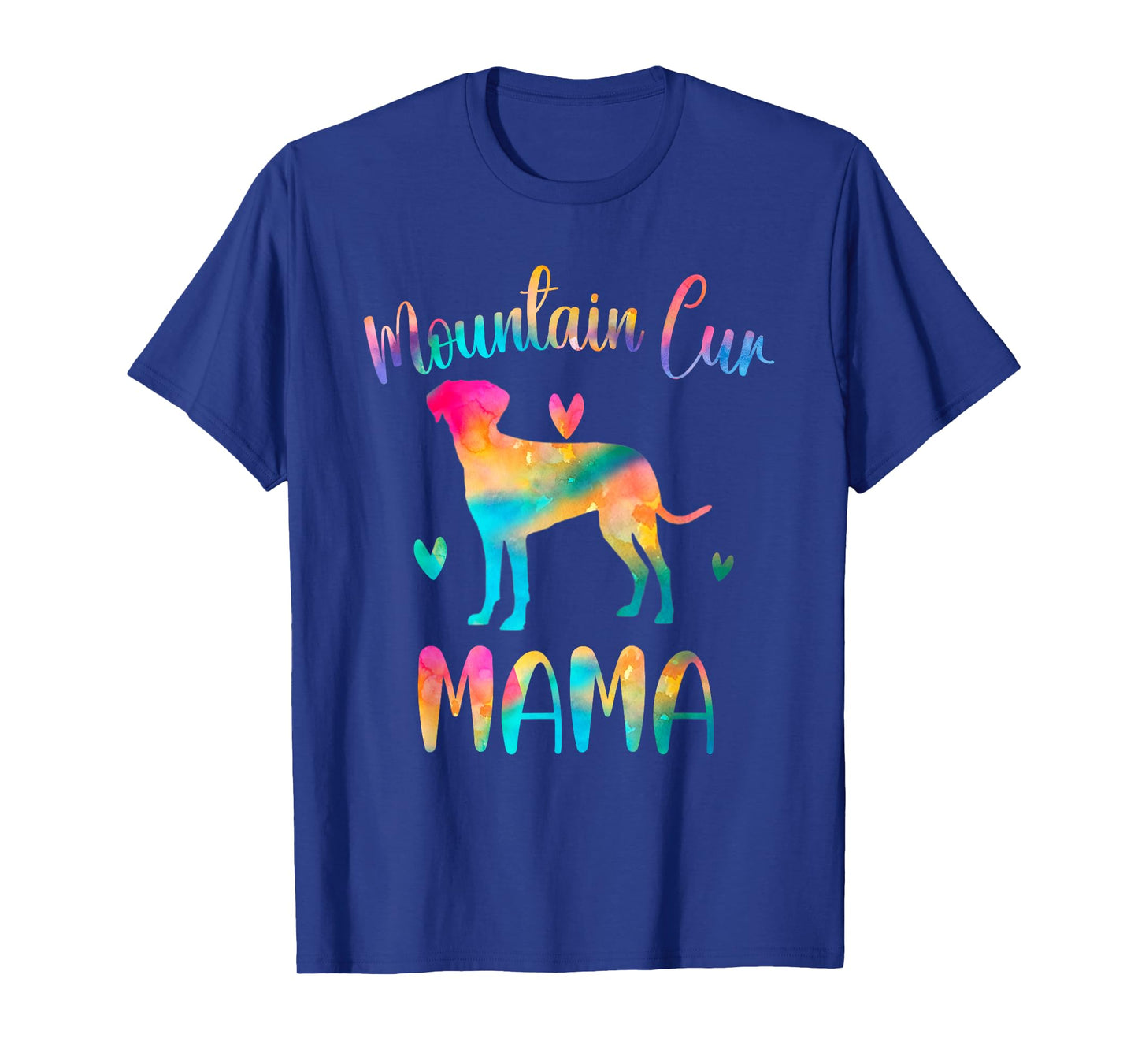 Mountain Cur Mama Colorful Mountain Cur Cute Gifts Dog Mom T-Shirt