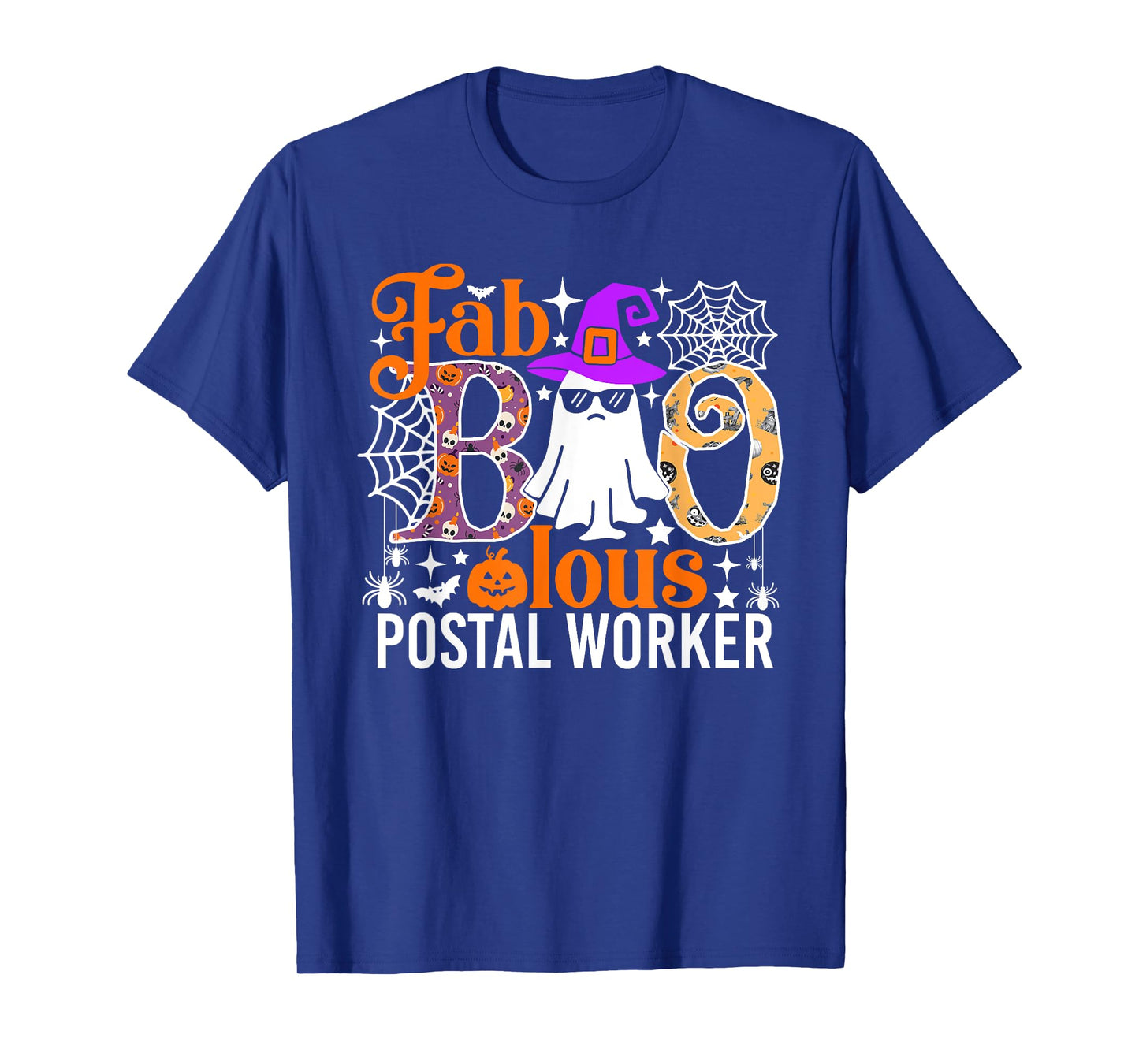 Fab Boo Lous Postal Worker Funny Halloween Costume T-Shirt