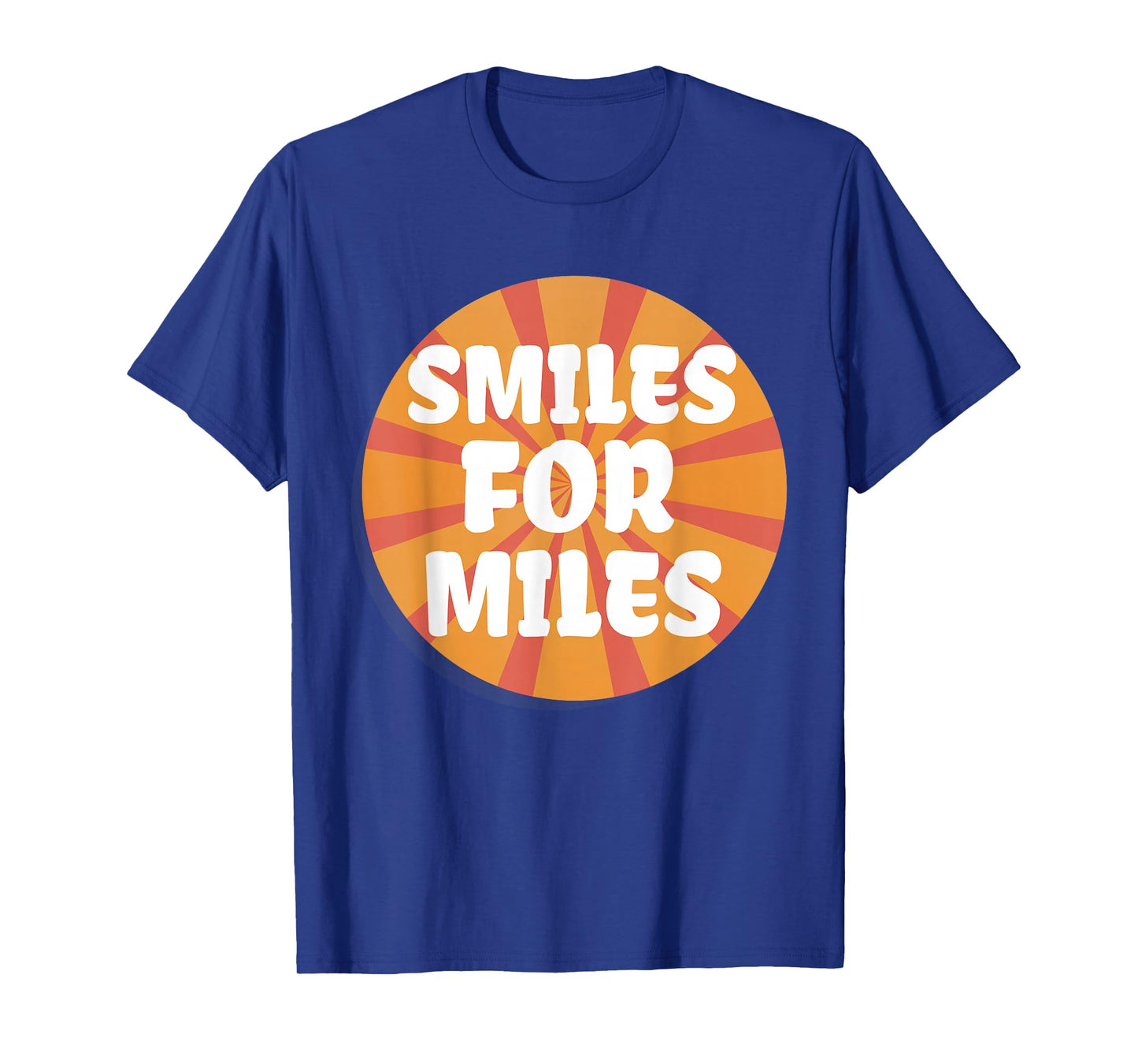 Smiles For Miles Fun Positive Energy Yoga Sunrise Boho Vibes T-Shirt
