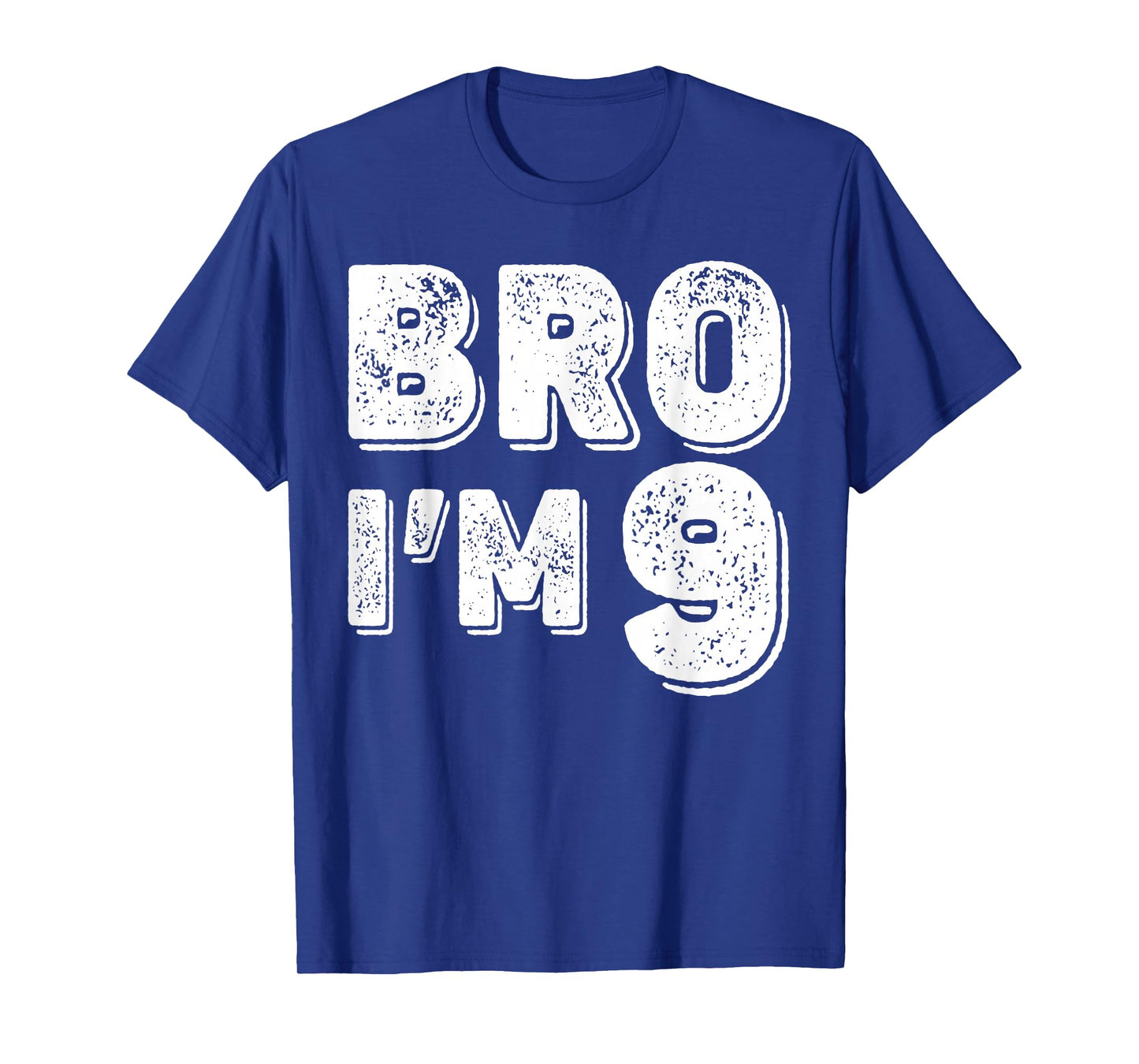9th Birthday Boy Bro I’m 9 Year Old Boys Kids Nine Bday T-Shirt