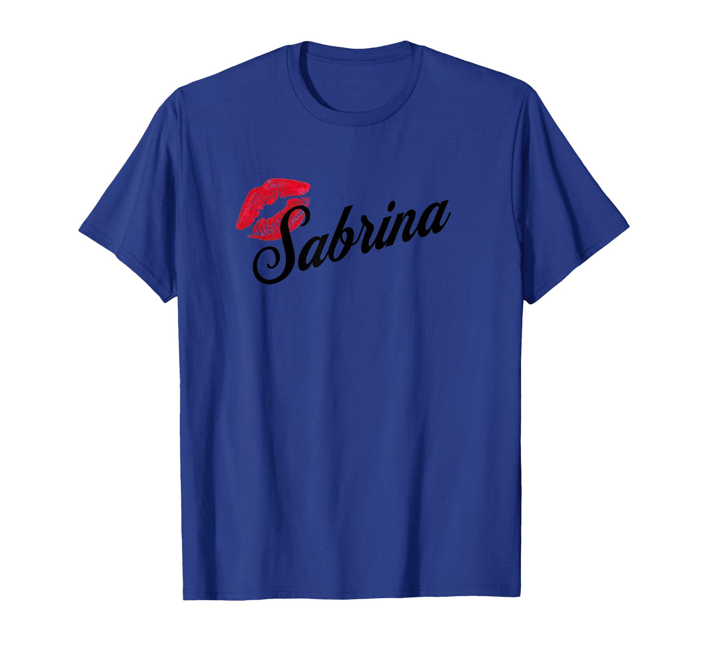 Sabrina Retro Lips Tee โ Bold Name Birthday Drop Unisex T-Shirt
