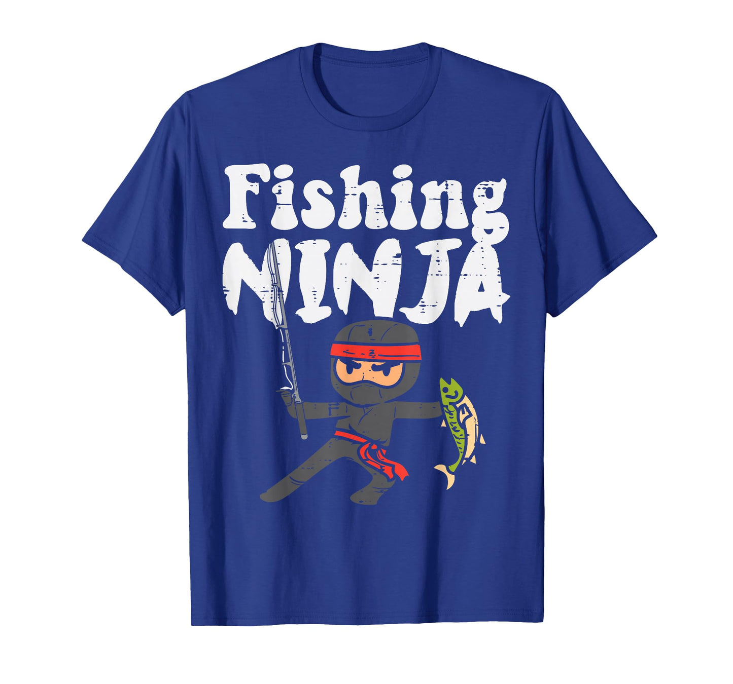 Fishing Ninja Cute Fish Lover Boys Girls Kids Toddler Youth T-Shirt