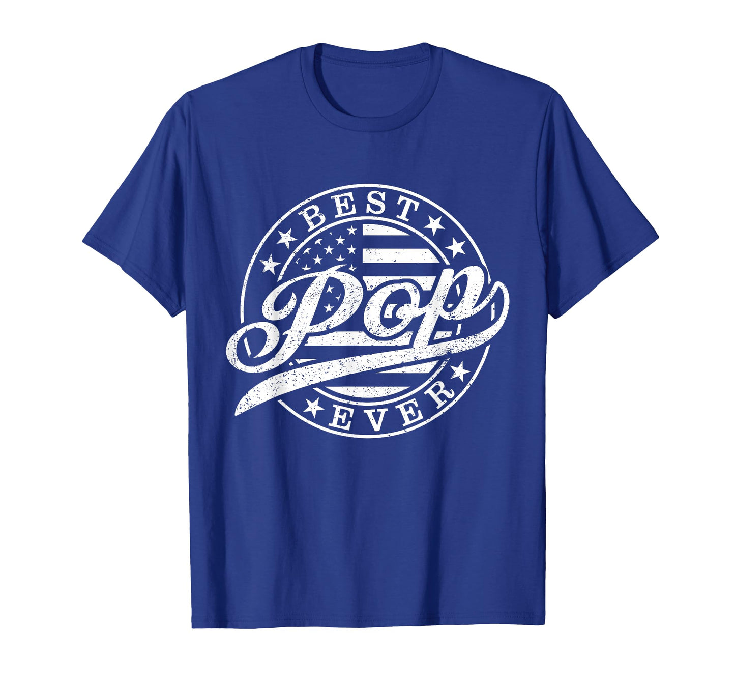 Best Pop Ever American US Flag Funny Grandpa Father's Day T-Shirt