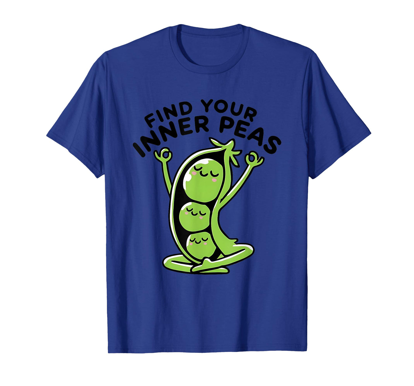 Find Your Inner Peas Yoga Pun T-Shirt
