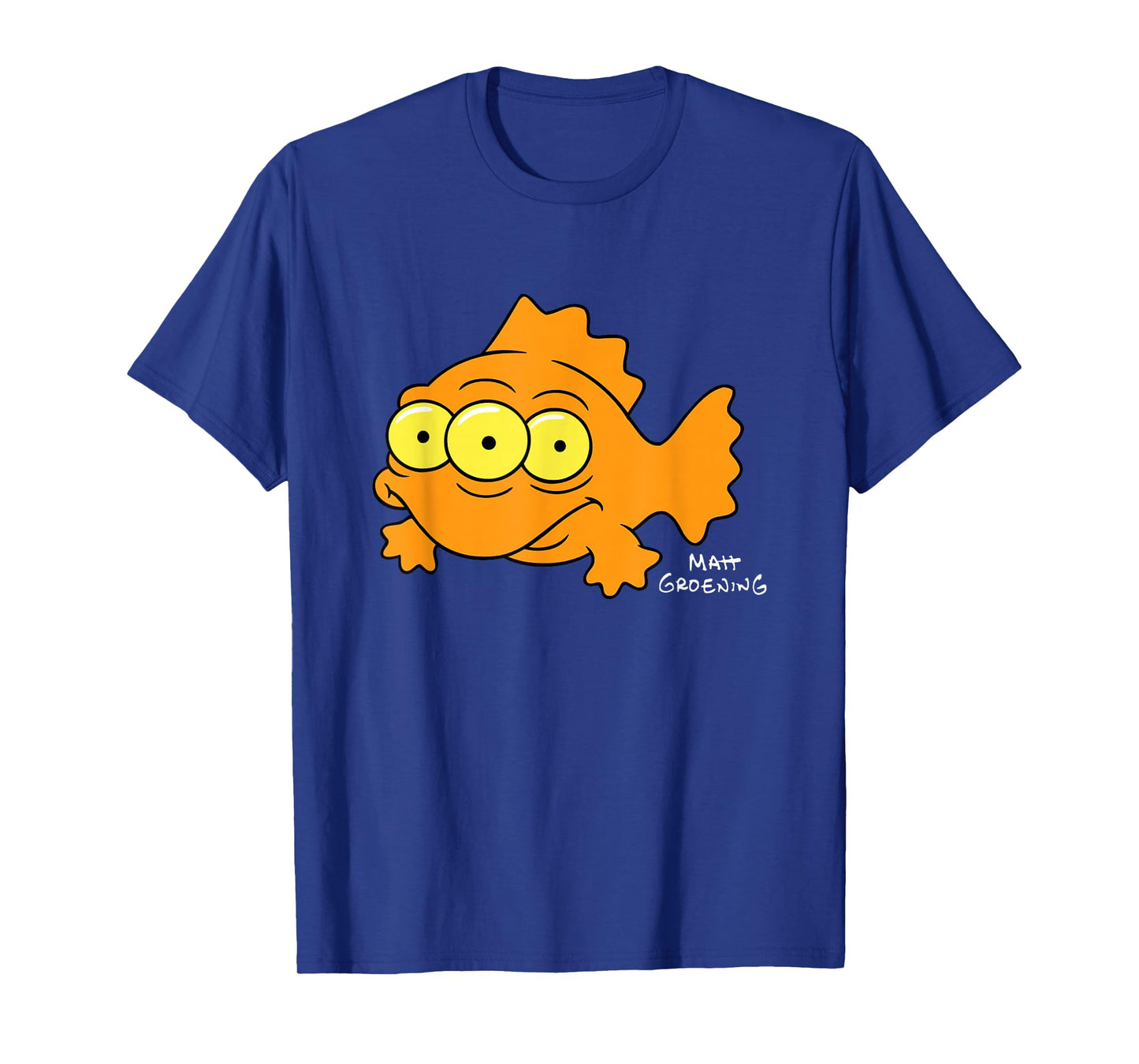 The Simpsons Blinky Three-Eyed Nuclear Fish Center Icon T-Shirt