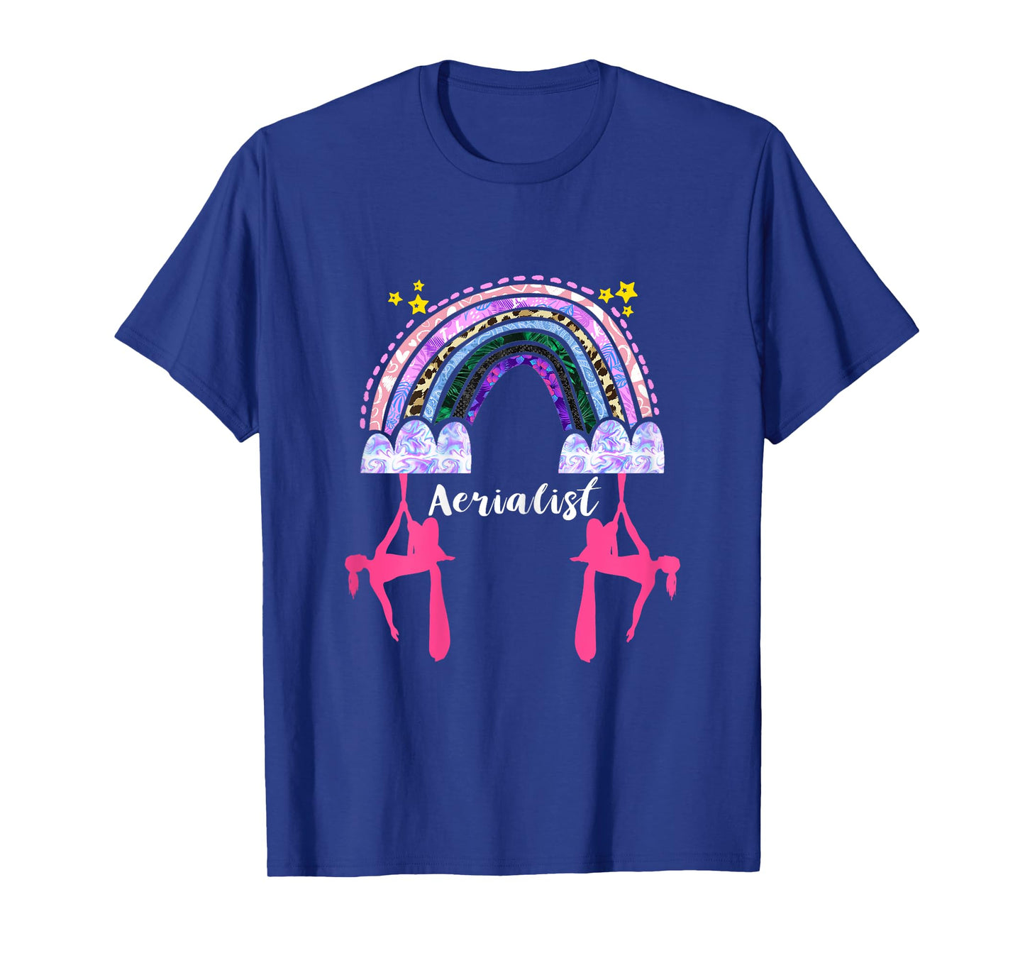 Hanging Aerialist Rainbow Aerial Silk Aerial Hoop Aerial T-Shirt