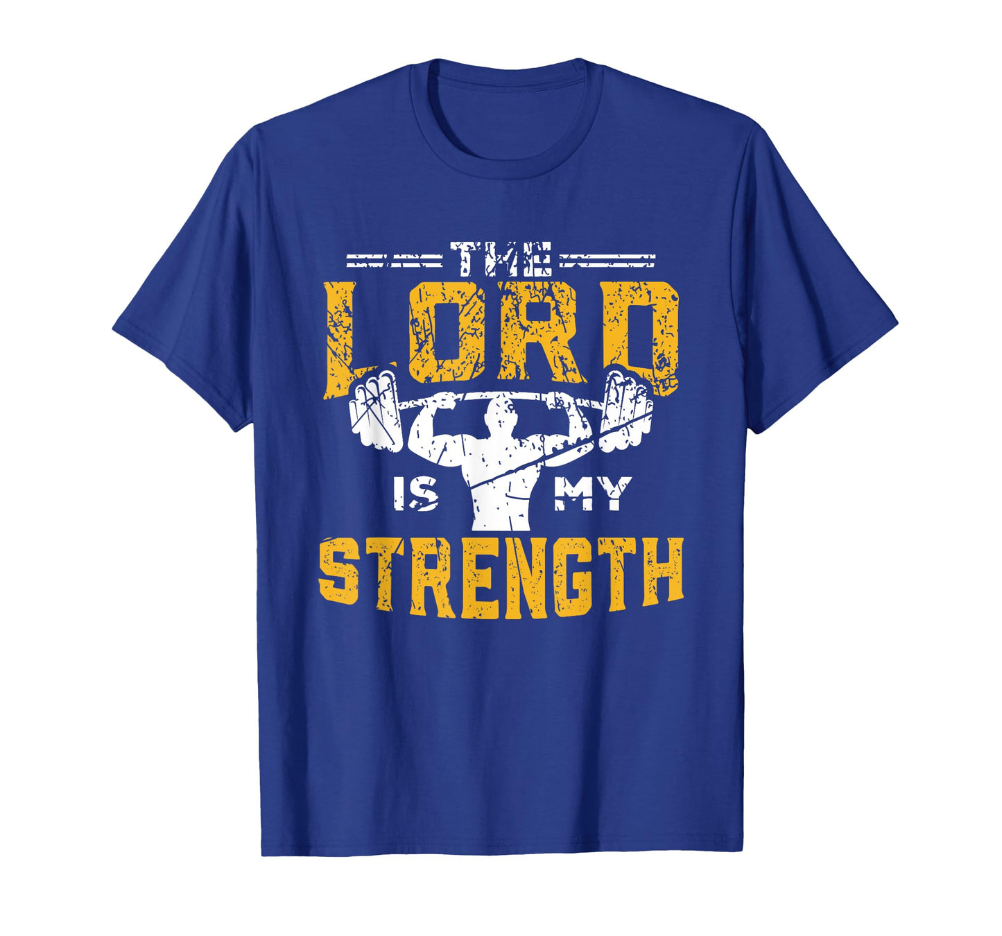 Jesus Workout The Lord is my Strength Christian Gym T-Shirt