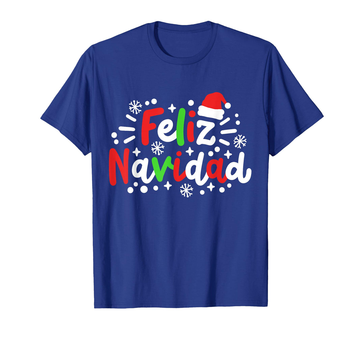Feliz Navidad Matching Family Spanish Christmas Men Women T-Shirt