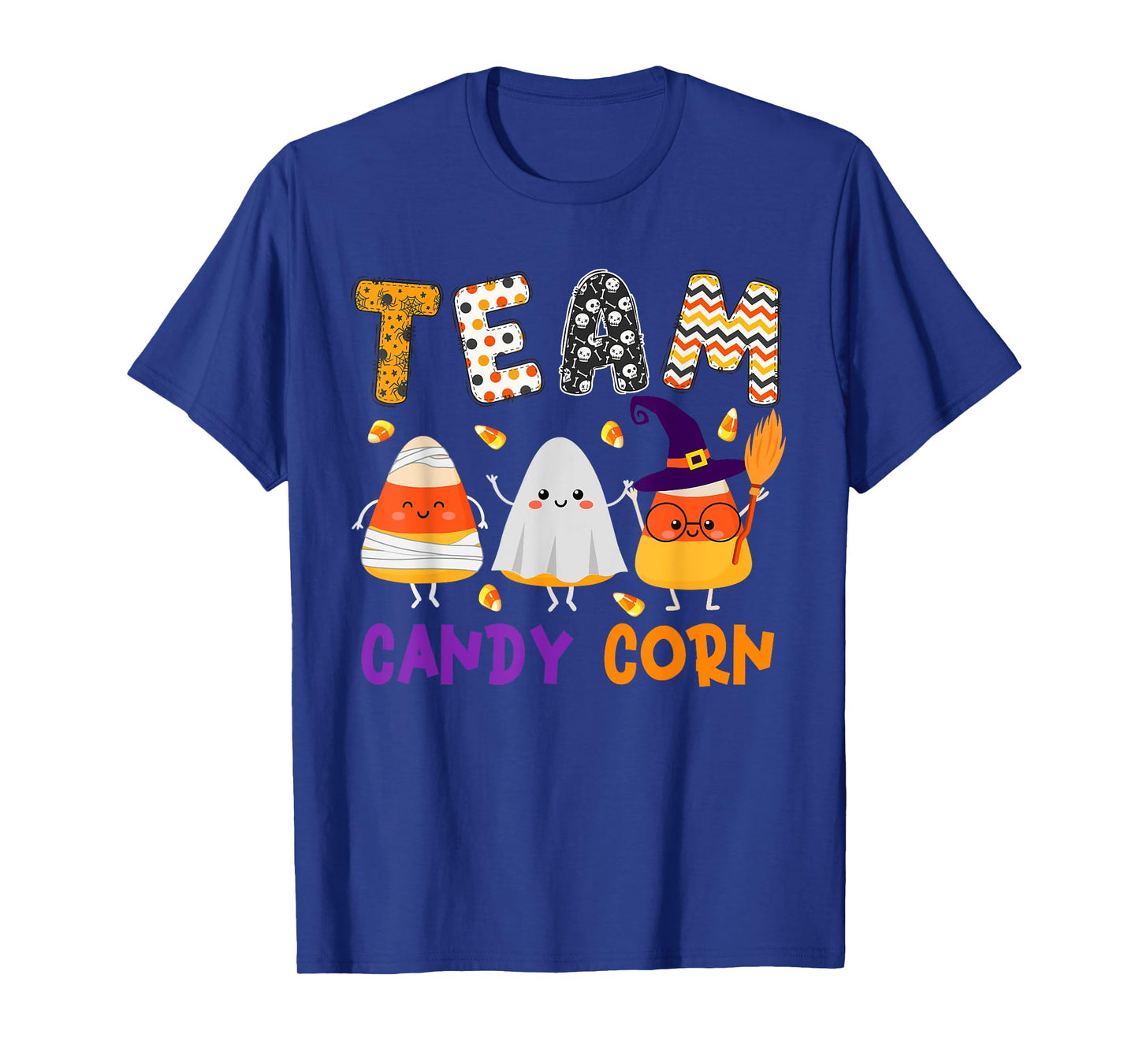 Team Candy Corn Halloween Candy Corns As Witch Boo Mummy T-Shirt