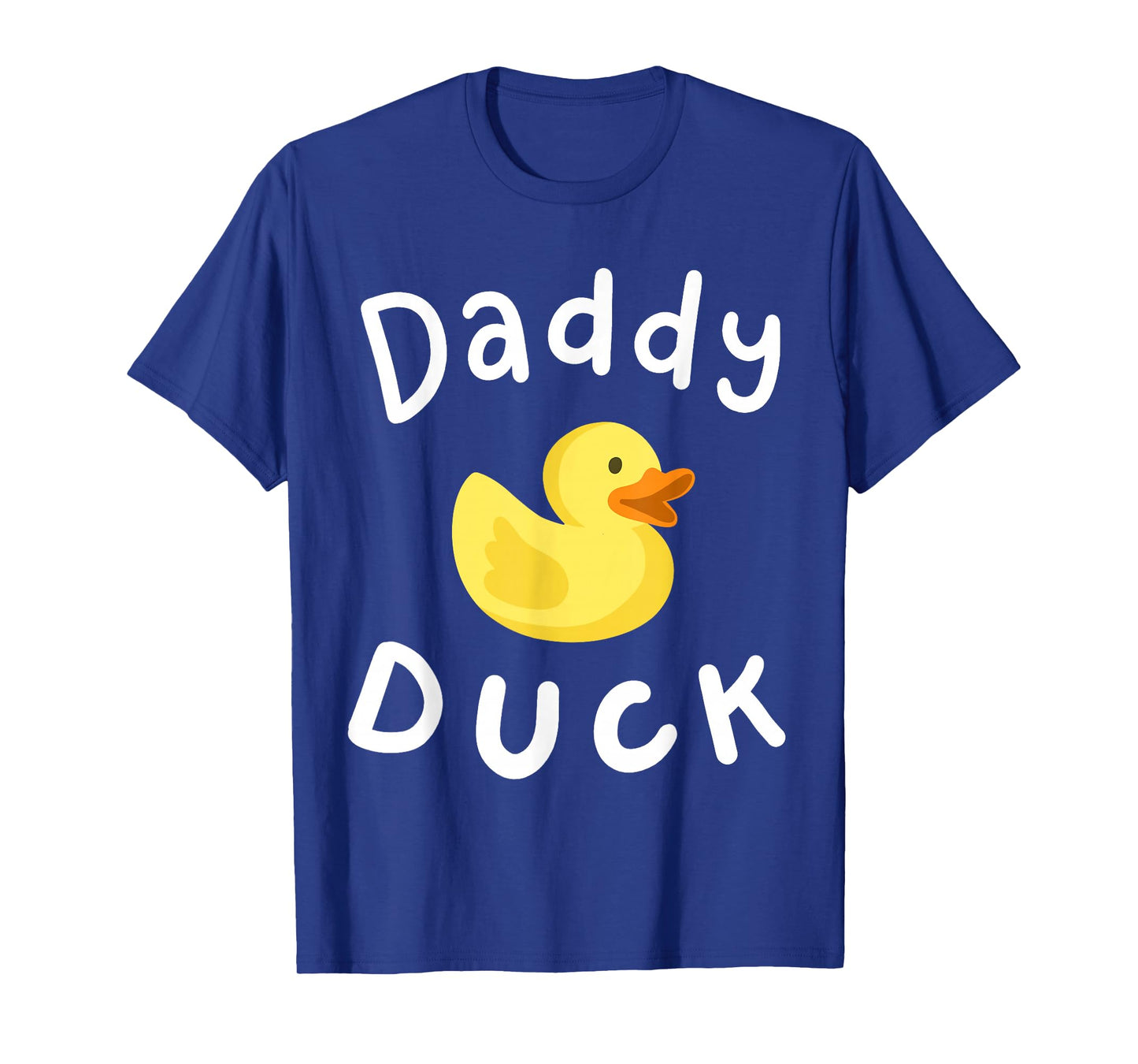 Daddy Duck Birthday Rubber Duck Lover Family Matching Men T-Shirt