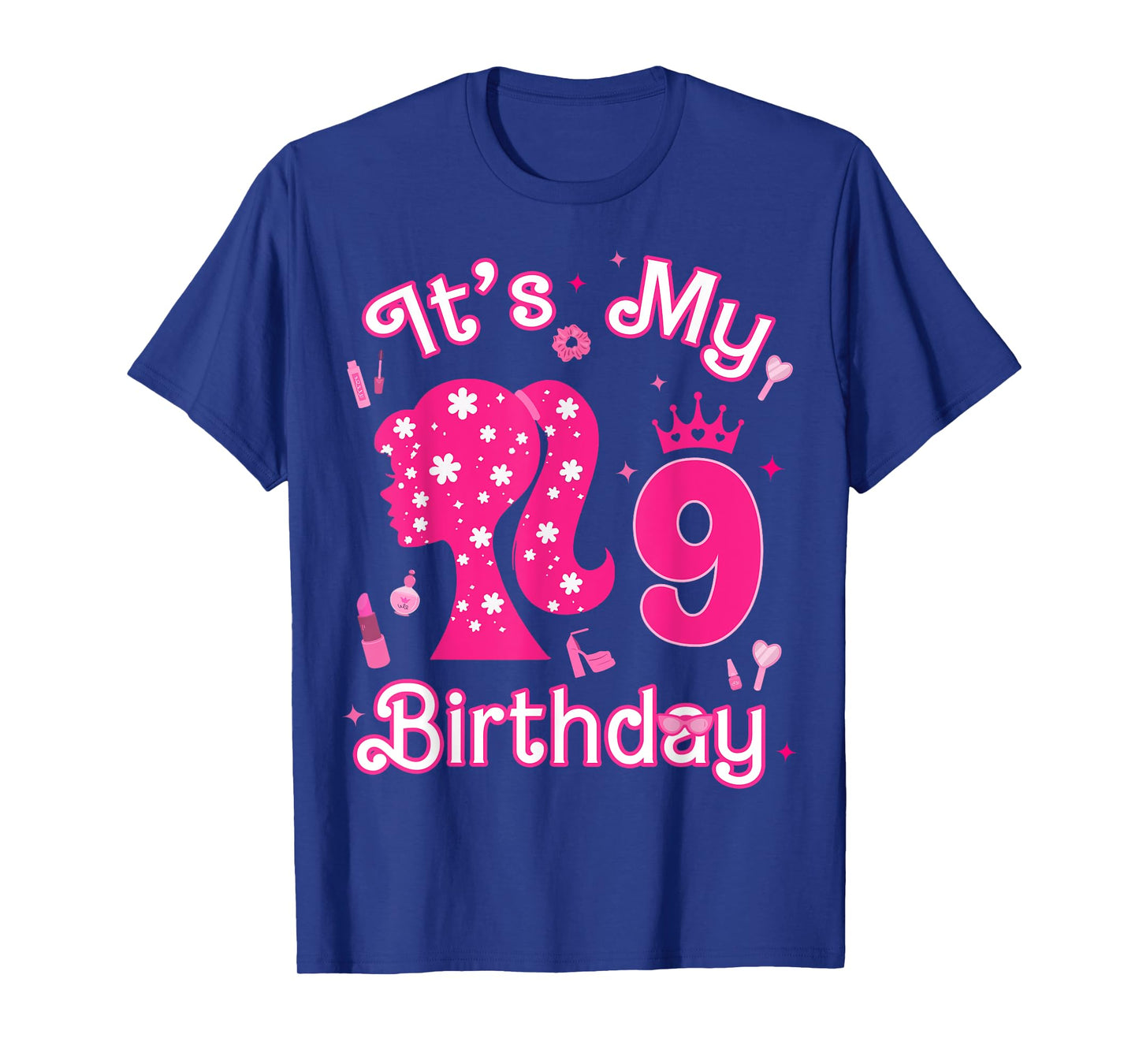 Kids 9Th Birthday Girl Doll 9 Years Old Birthday Girl Party T-Shirt