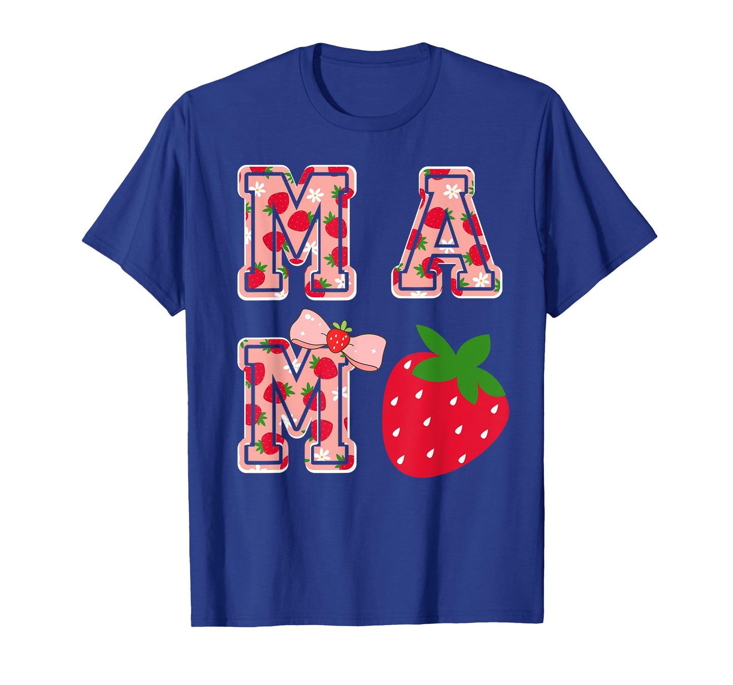 Mama Strawberry First Birthday Berry Mom Funny Strawberry T-Shirt