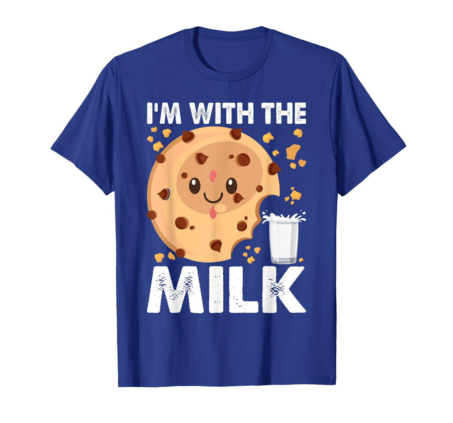 I'm With The Milk and Cookie Matching Couples Best Friends T-Shirt