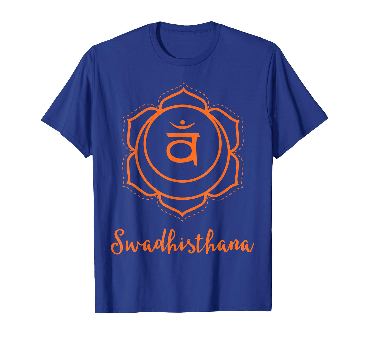 Swadhisthana Orange Sacral Chakra Symbol - Yoga T-Shirt T-Shirt