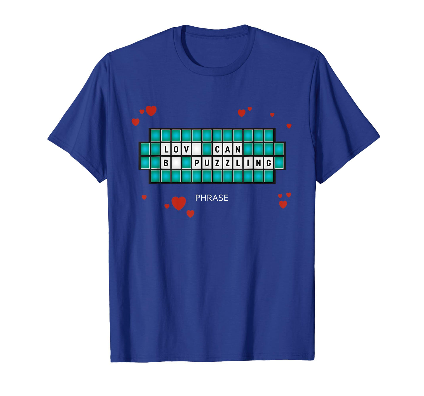 Wheel of Fortune Love Can Be Puzzling Valentine's Day T-Shirt