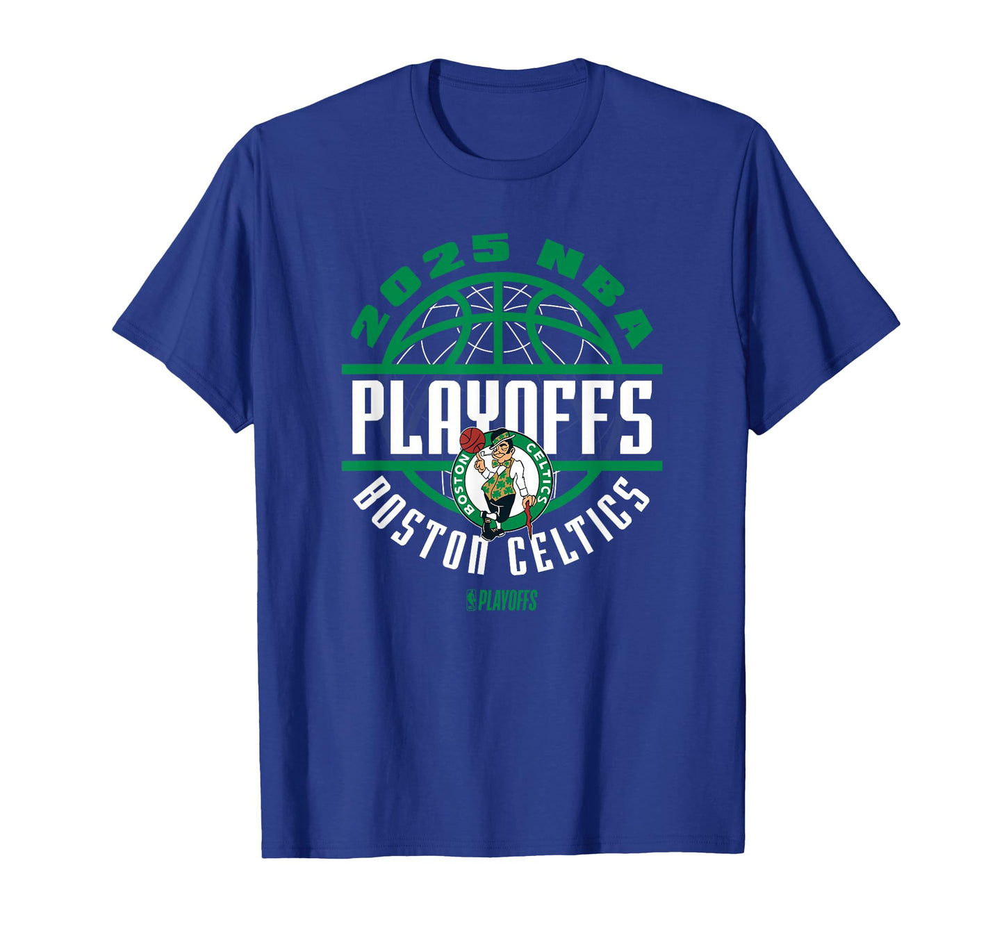 NBA Official Boston Celtics 2025 Playoffs Game Time T-Shirt