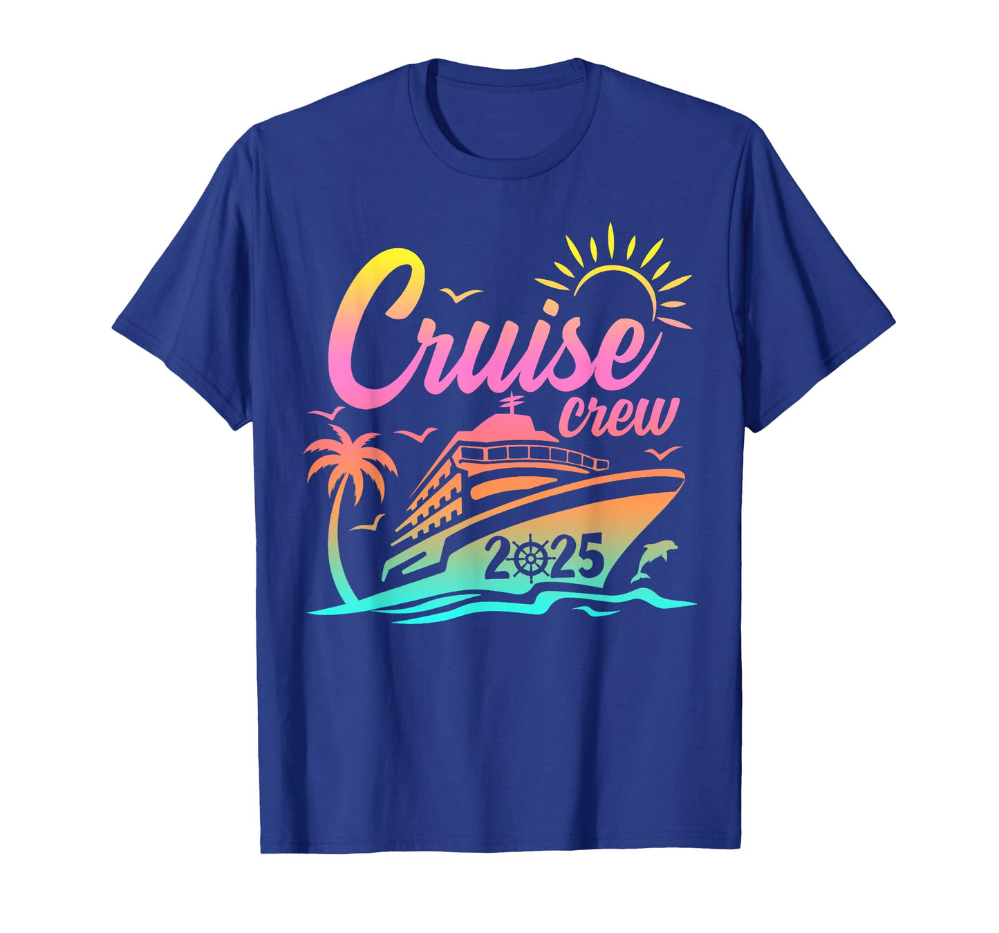 Summer Vacation Cruise Crew 2025 Trip Matching Family Group T-Shirt
