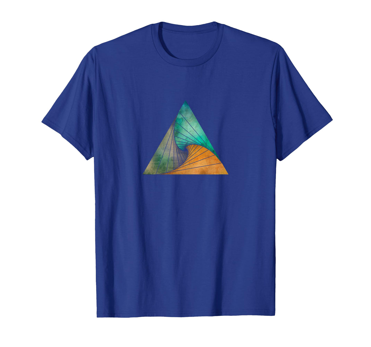 Geometric Swirling Triangle - Abstract Geometry T-Shirt
