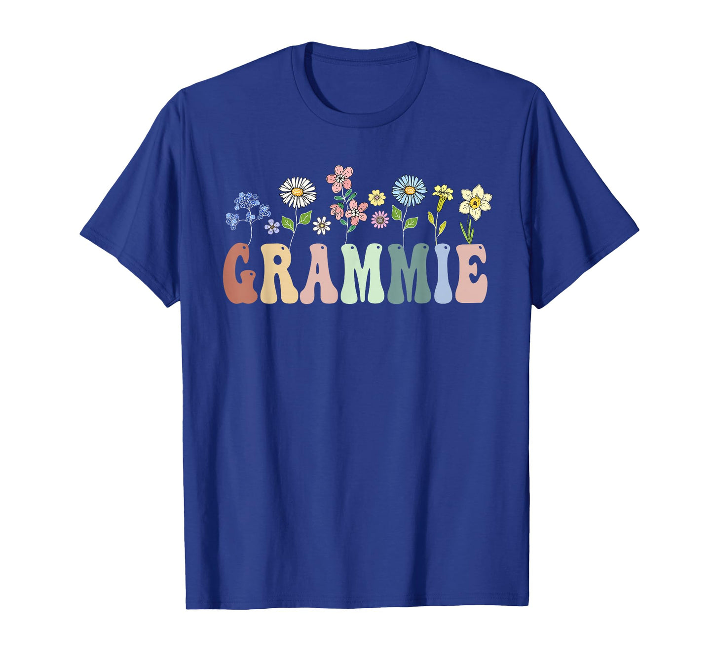 Grammie Gifts Women Wildflower Floral Design Grammie T-Shirt