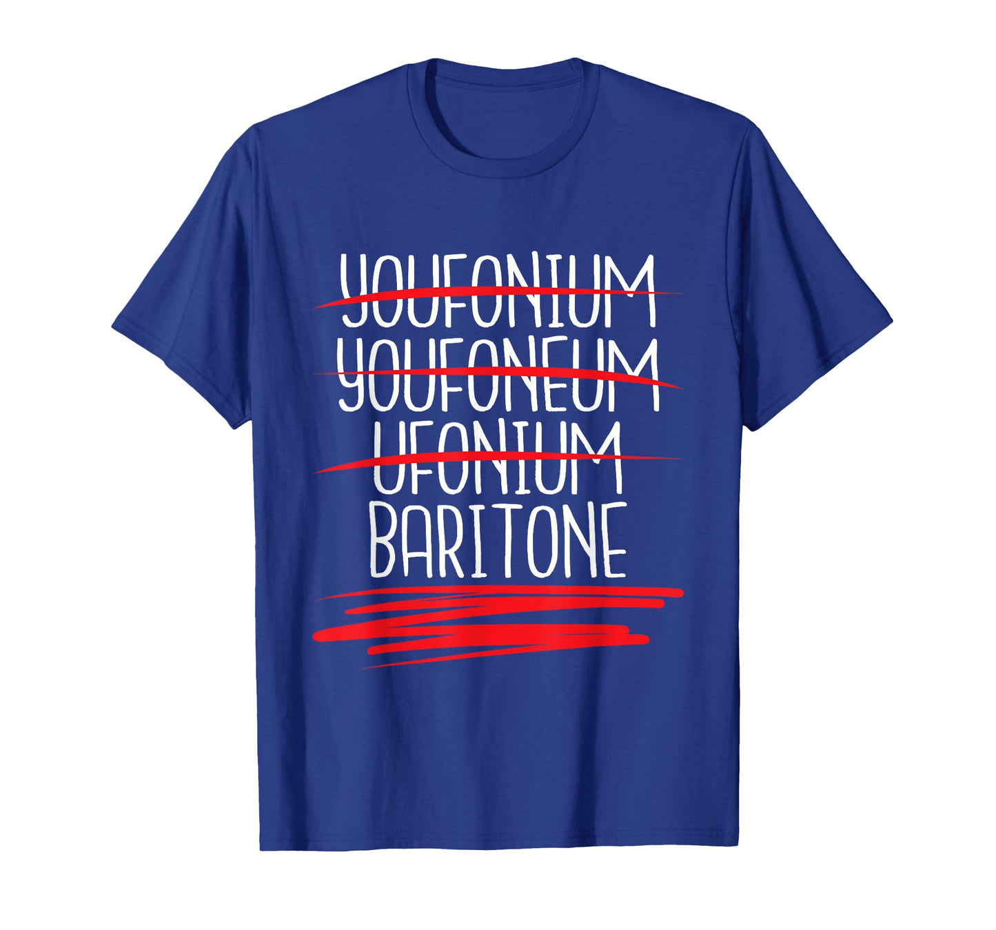 Baritone - Euphonium Lover Horn Player Marching Band Player T-Shirt