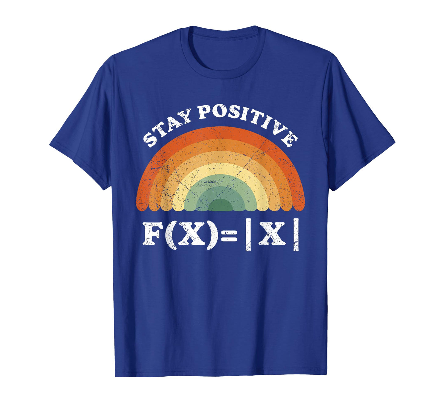 Stay Positive Avoid Negativity Funny Math Equation Teacher T-Shirt