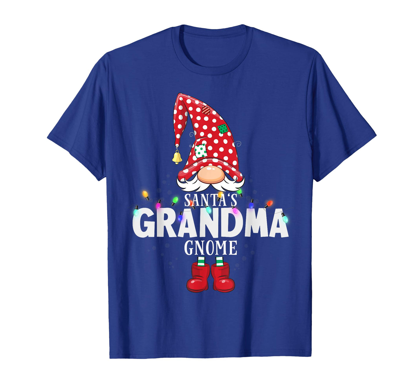 X-Mas Santa's Grandma Gnome Christmas Matching T-Shirt