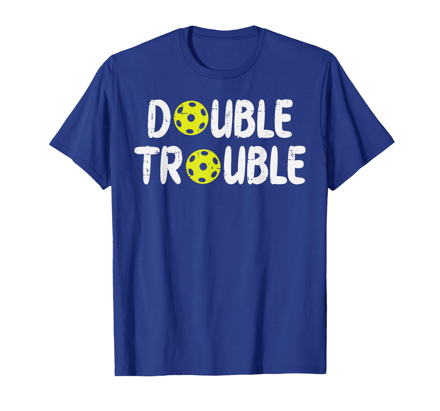 Double Pickleball Trouble Pickle Ball Matching Men Women Kid T-Shirt